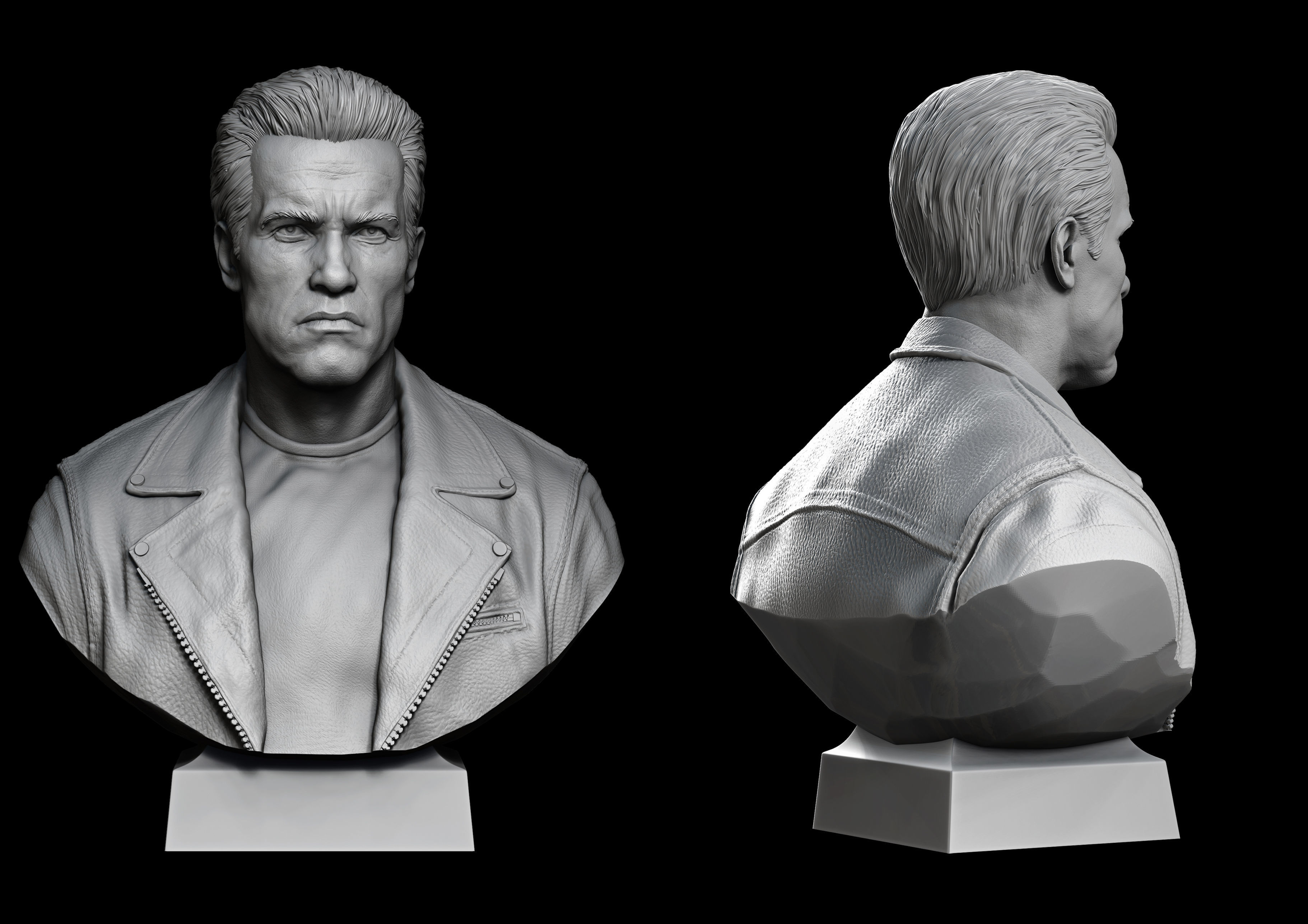TERMINATOR Arnold Schwarzenegger 3D print model_7