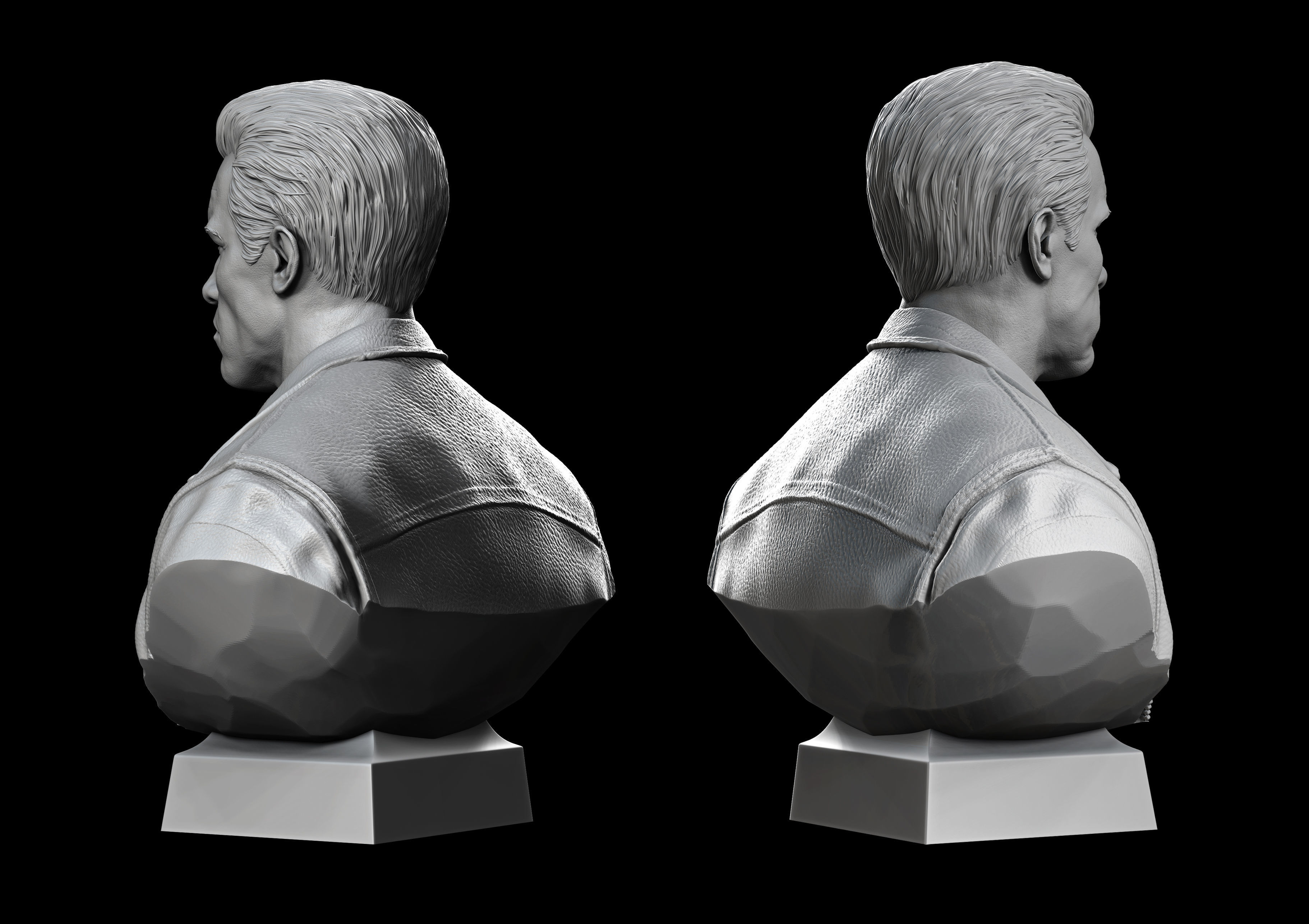 TERMINATOR Arnold Schwarzenegger 3D print model_4