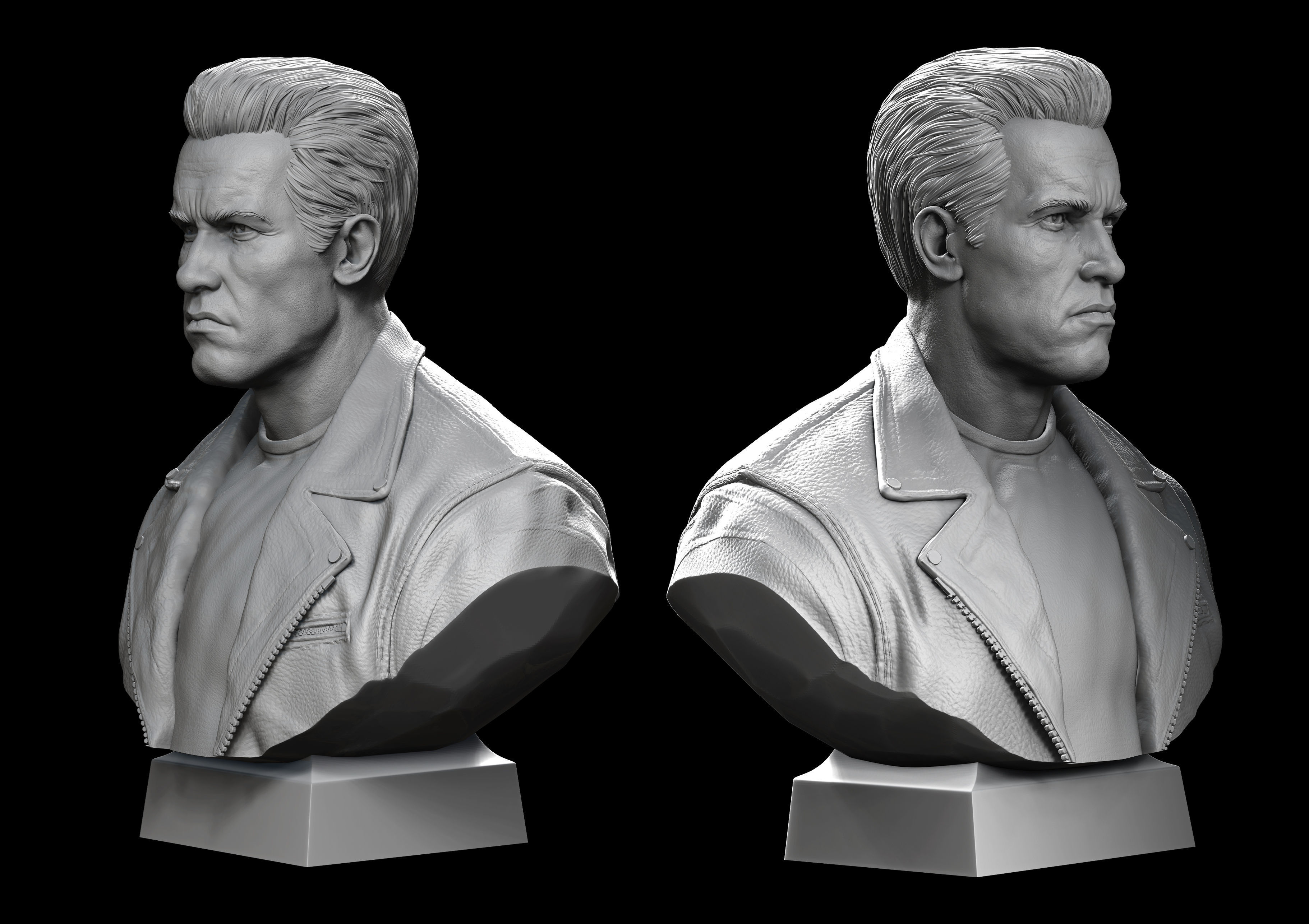 TERMINATOR Arnold Schwarzenegger 3D print model_3