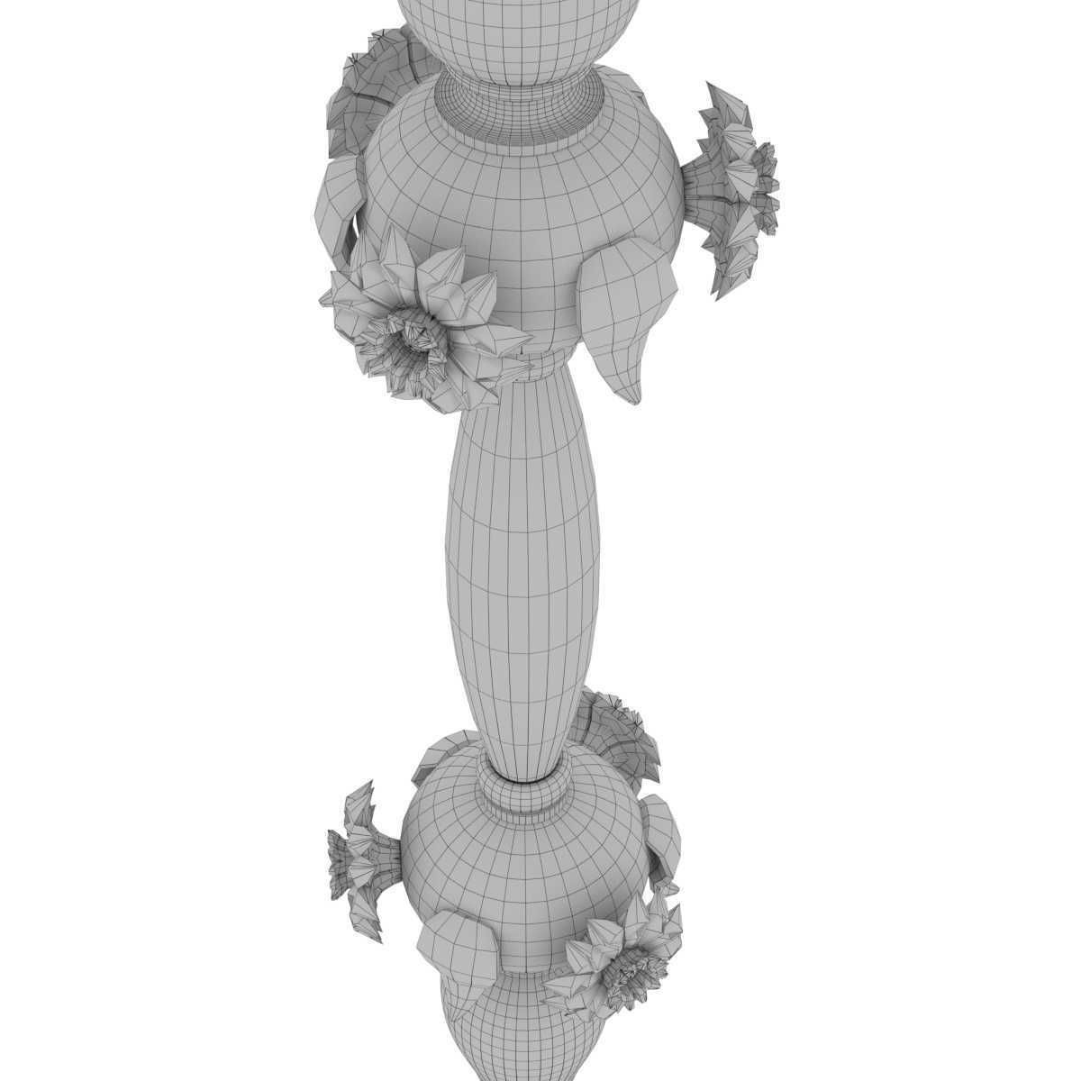 Murano Floor standing lights Roma Series 3D model_12