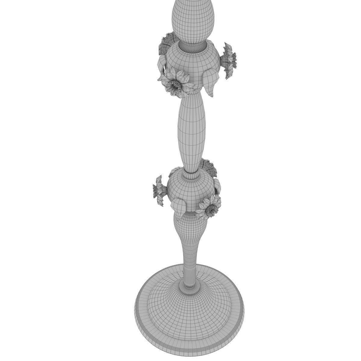 Murano Floor standing lights Roma Series 3D model_10