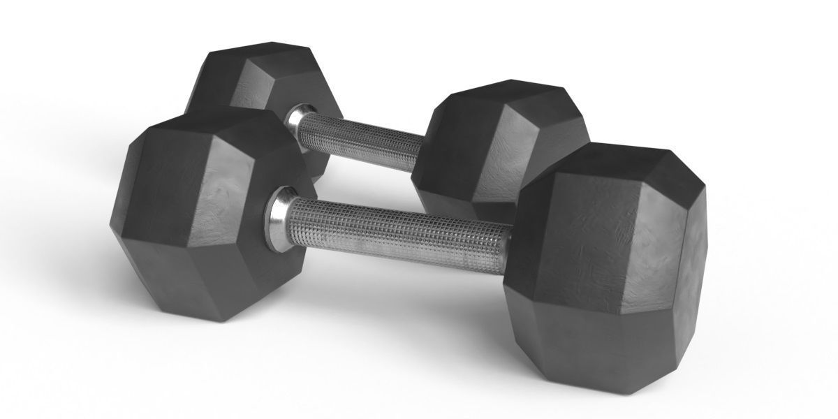 Dumbbells 3D model_1