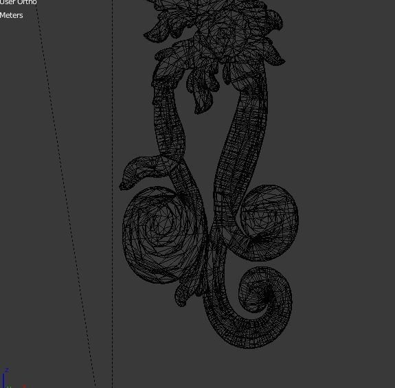 Classic decor ornament v-3D model11 3D model_6