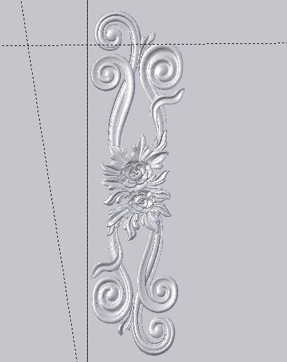 Classic decor ornament v-3D model11 3D model_3