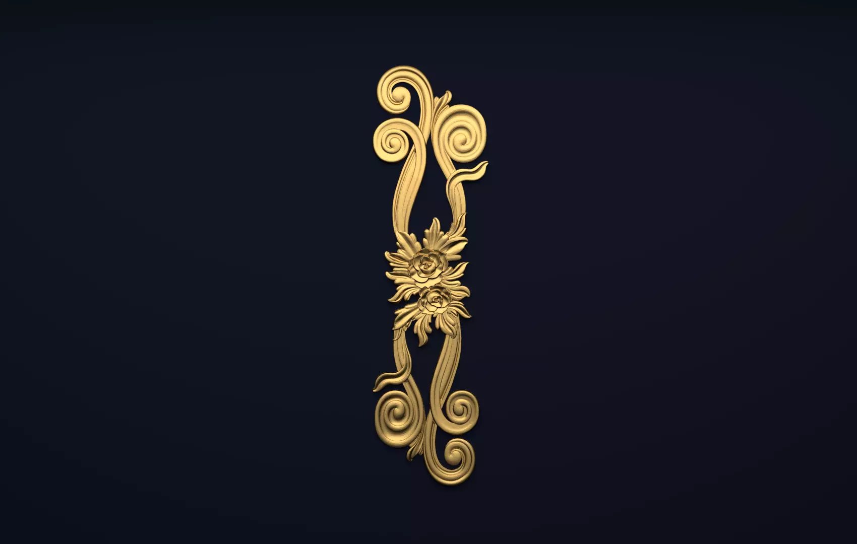 Classic decor ornament v-3D model11 3D model_0