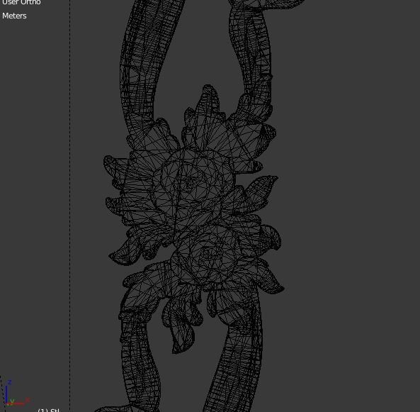 Classic decor ornament v-3D model11 3D model_5