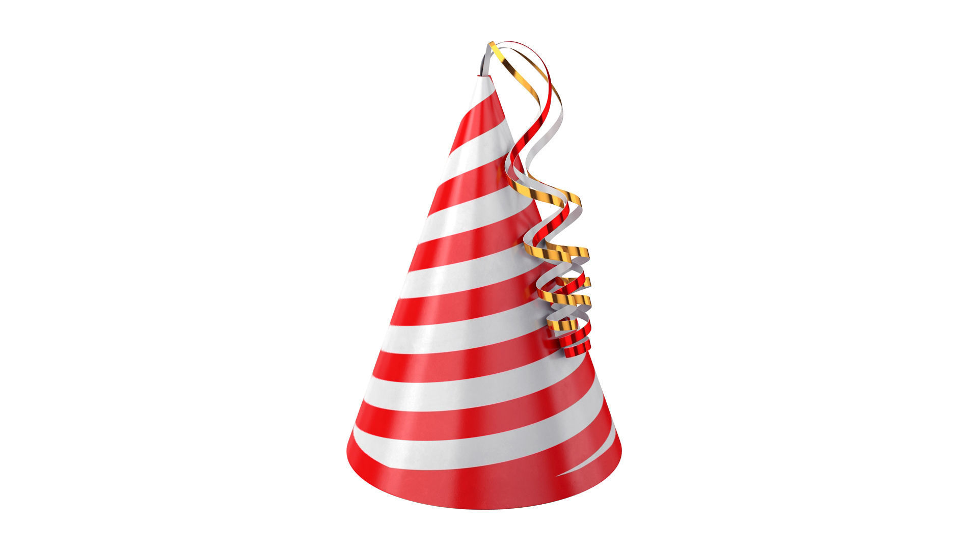Party hat 3D model_2