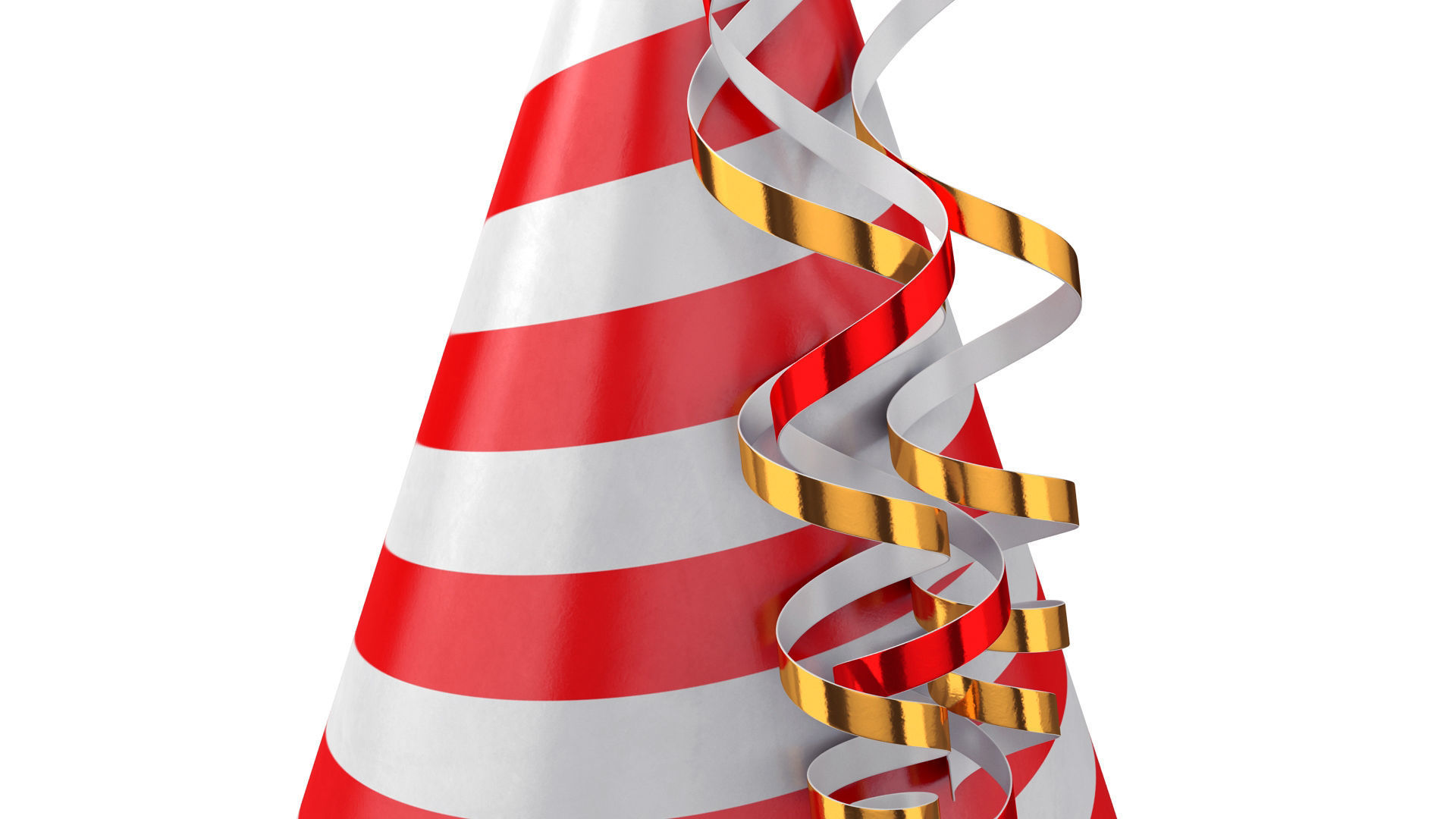 Party hat 3D model_7