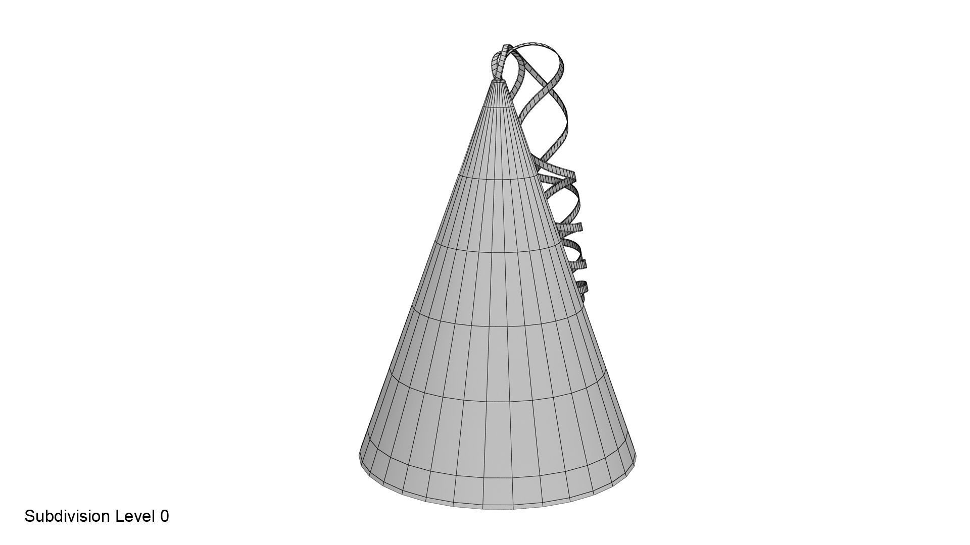 Party hat 3D model_14