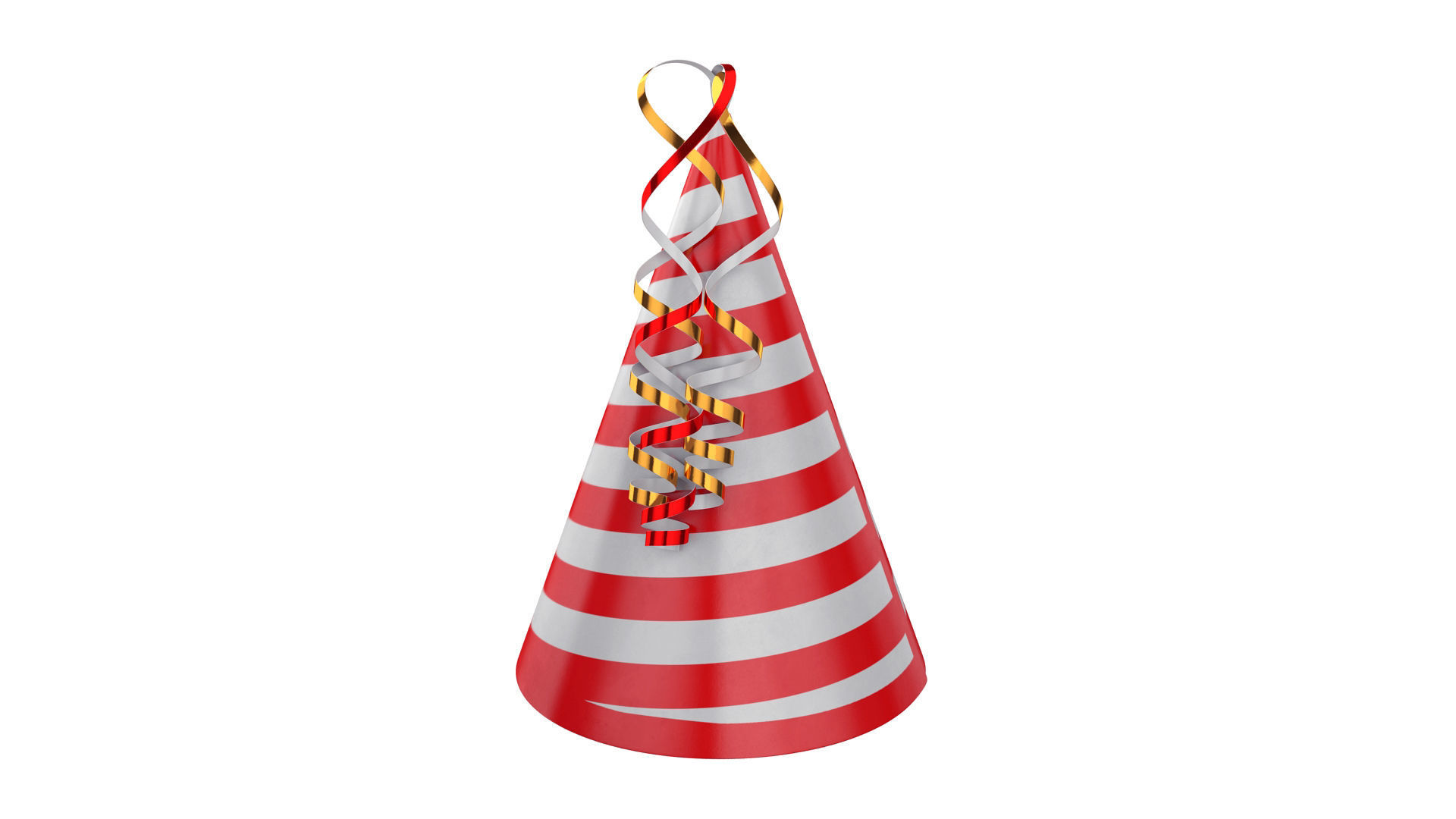 Party hat 3D model_3