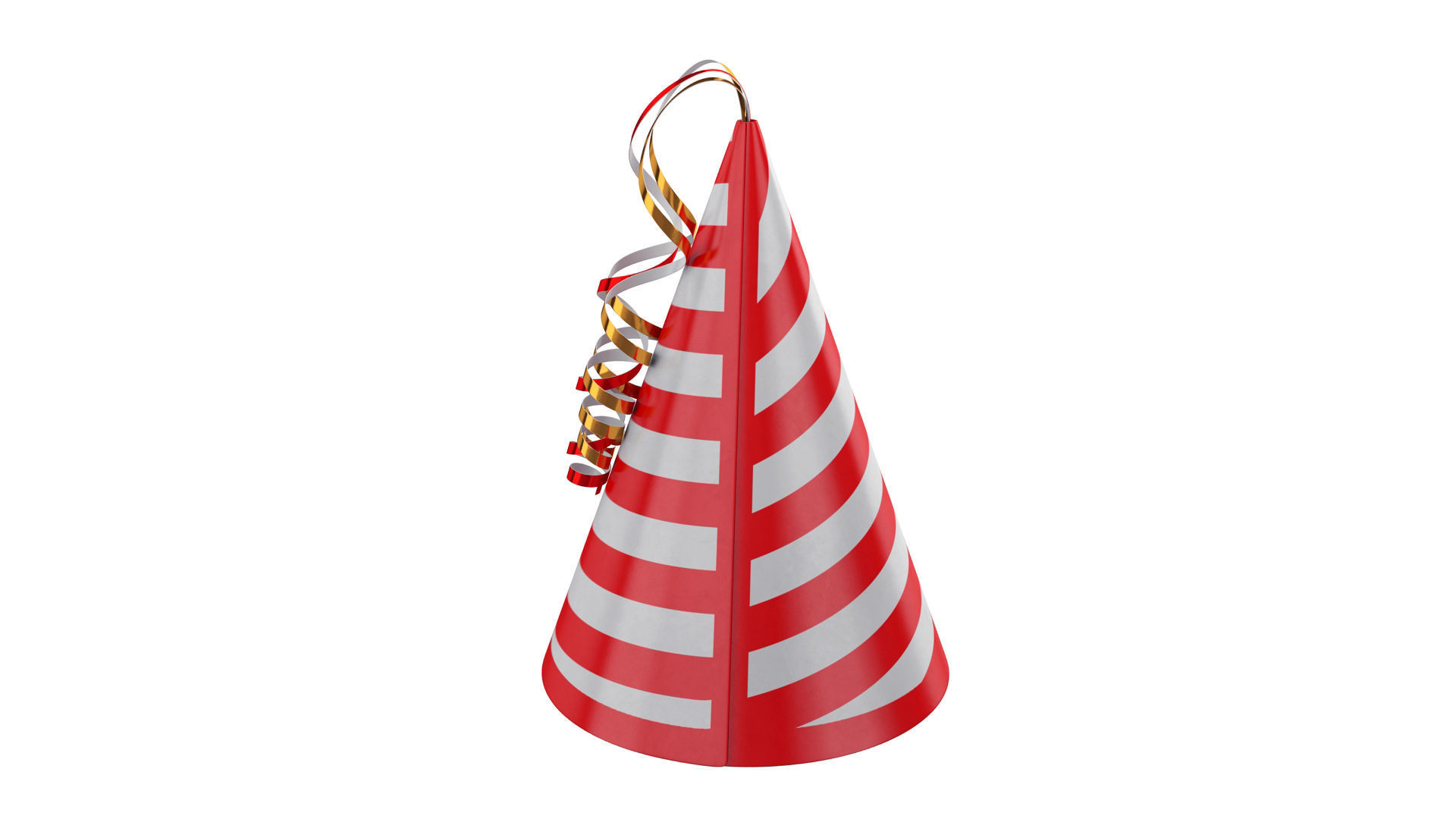 Party hat 3D model_4