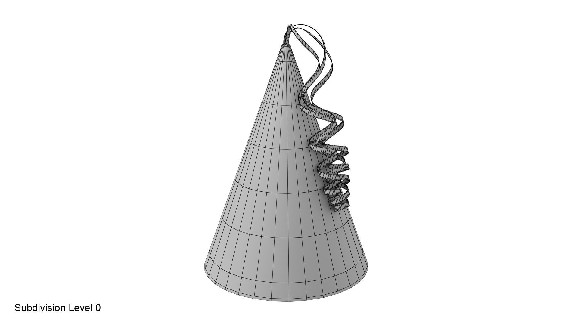 Party hat 3D model_11
