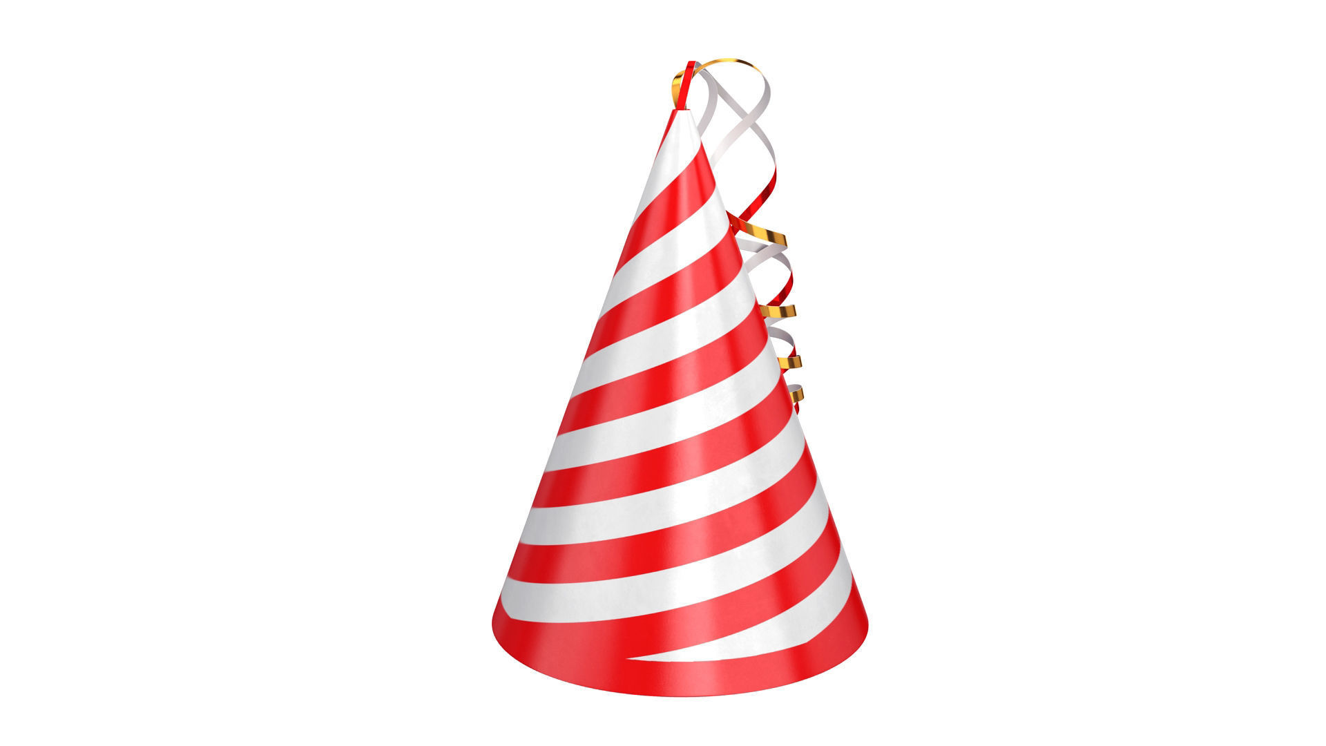 Party hat 3D model_5