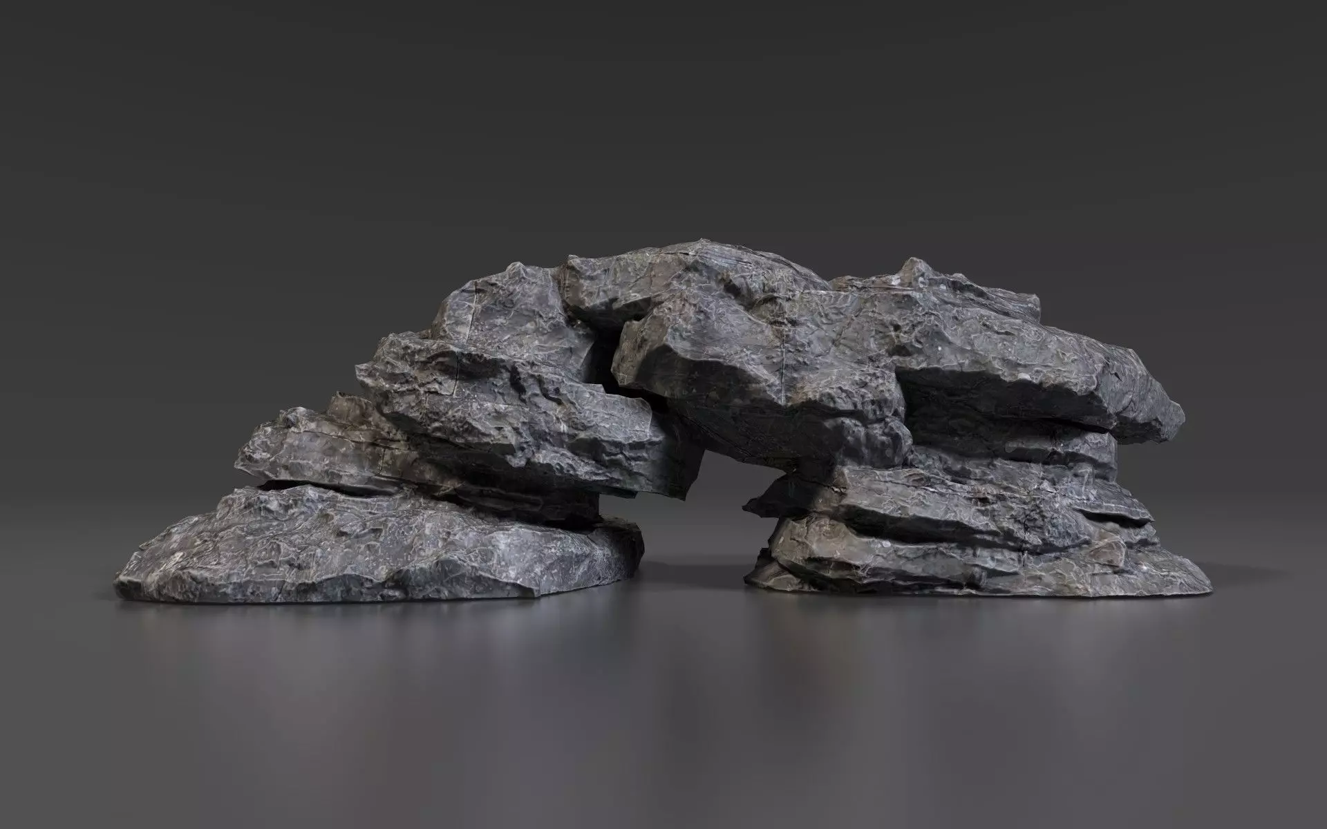 Cliff Rock 001 Low-poly 3D model