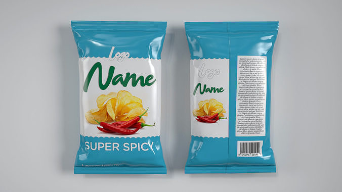 3D Food Packaging  Free 3D model