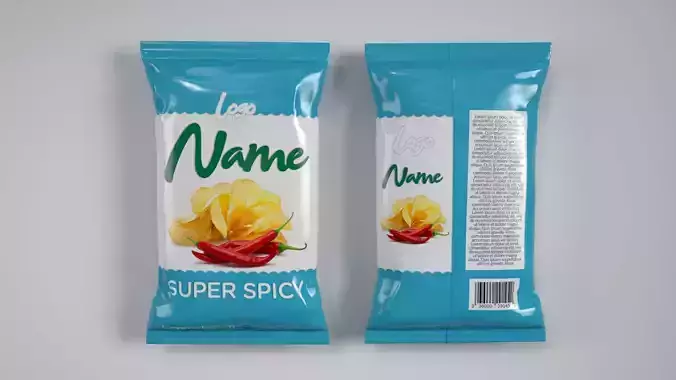 3D Food Packaging  Free 3D model