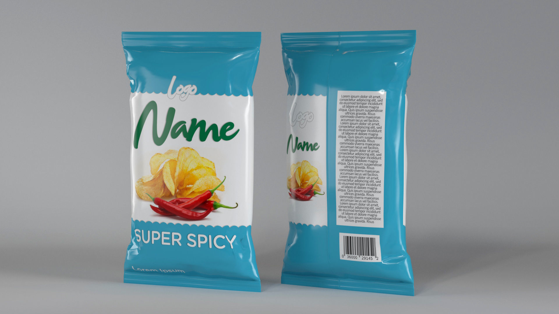 3D Food Packaging  Free 3D model_5
