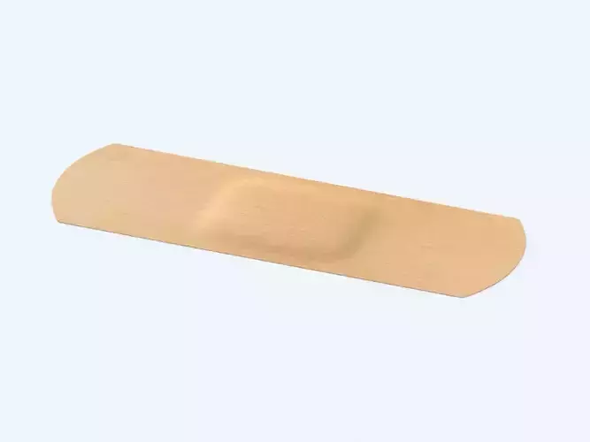 Sticking plaster with cotton pad