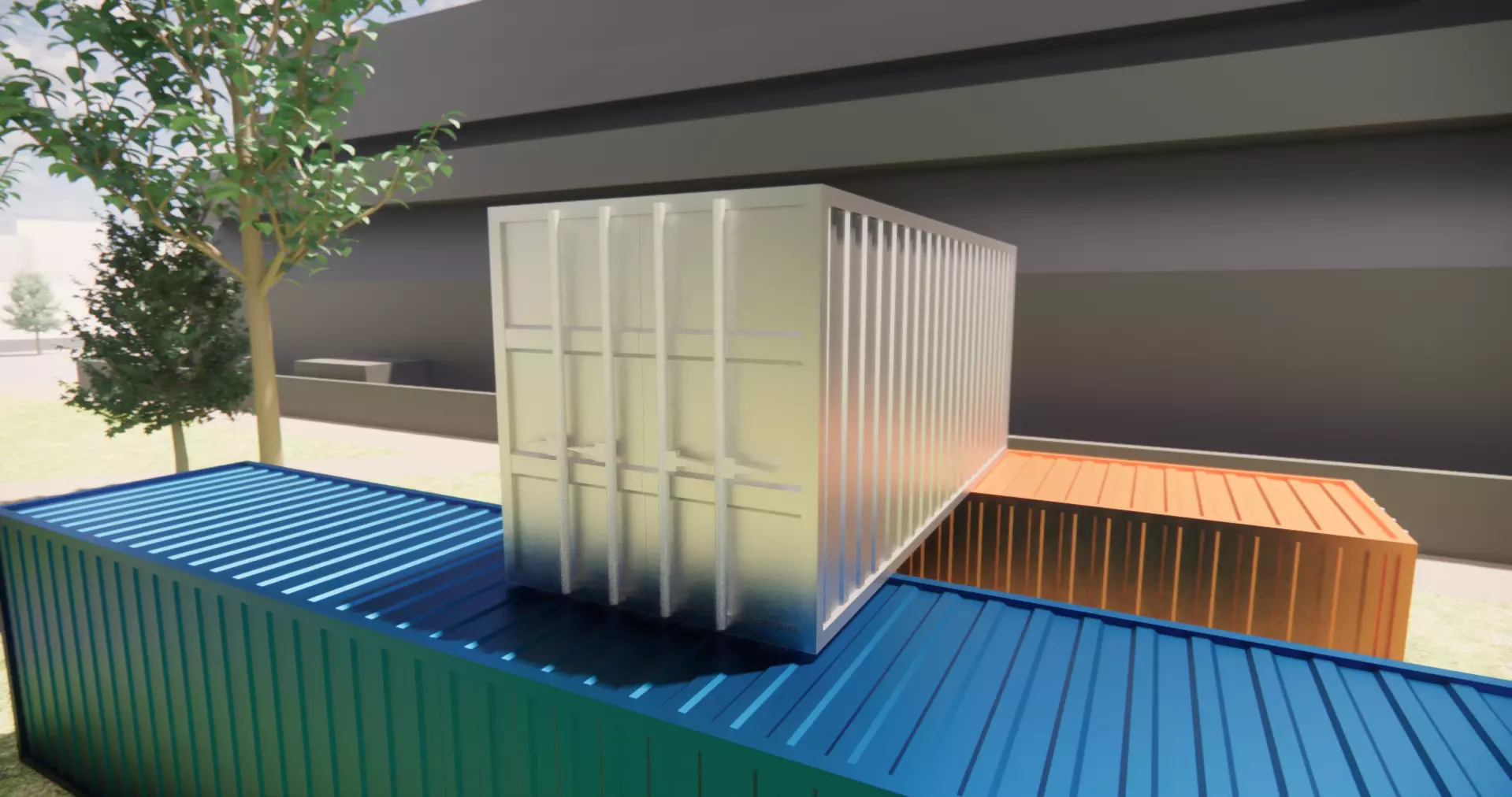 Shipping Container 3D model_0