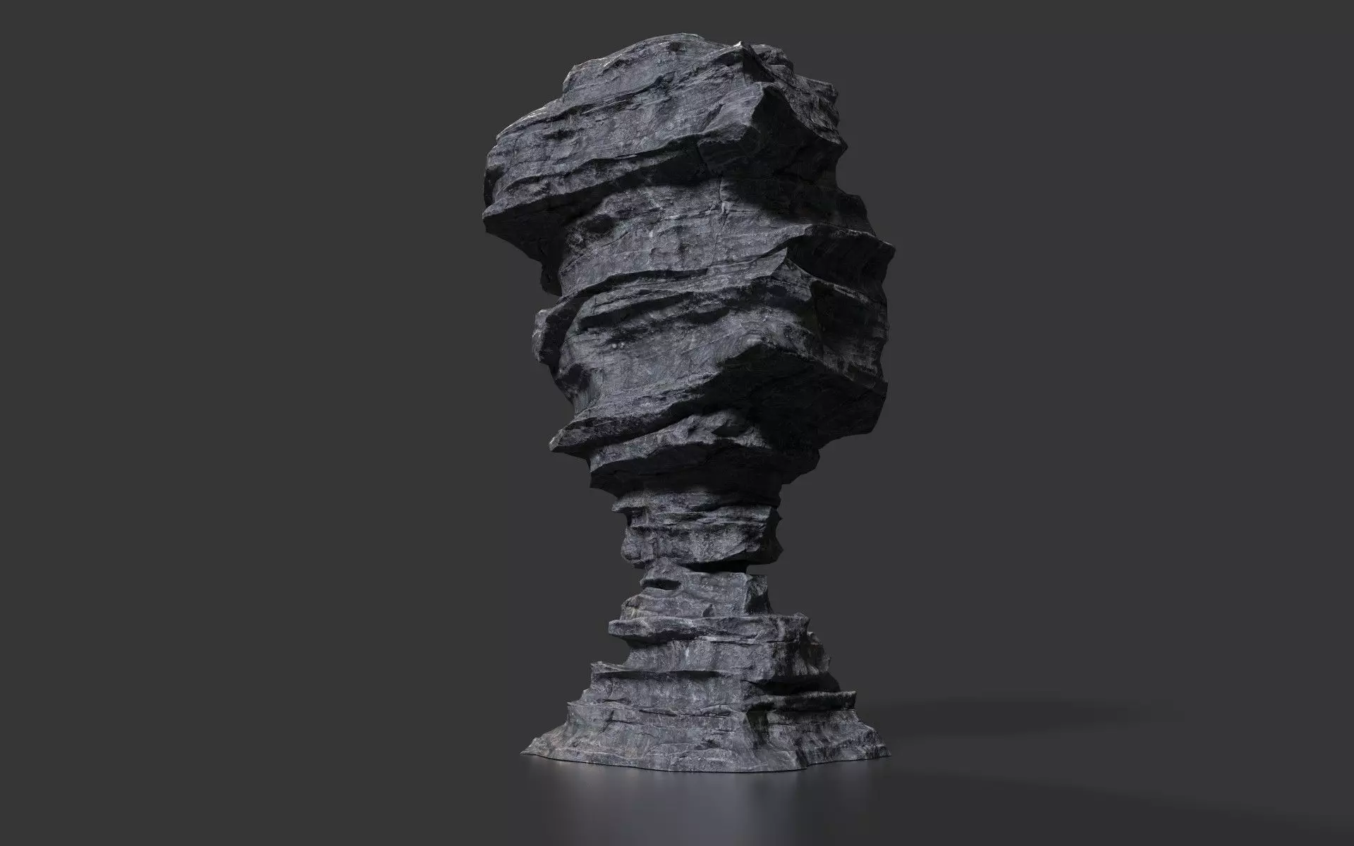 Cliff Rock 003 Low-poly 3D model