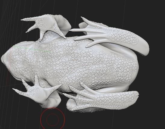 Green Frog 3D model_6