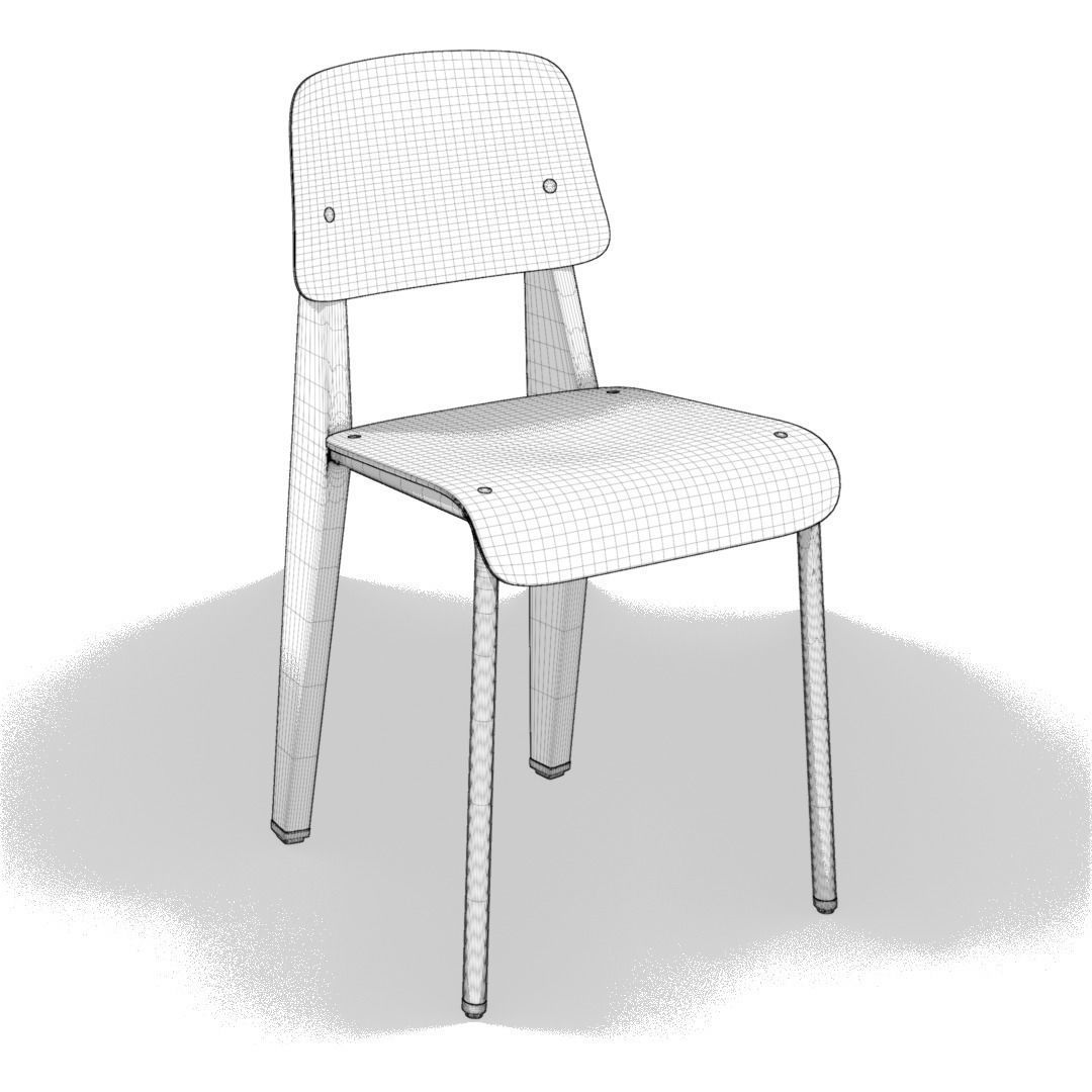  Standard Chair 3D model_8