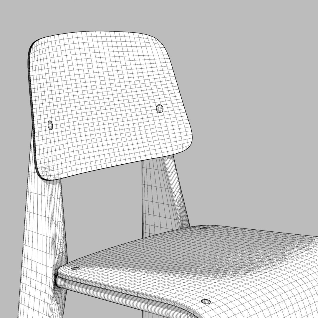  Standard Chair 3D model_10