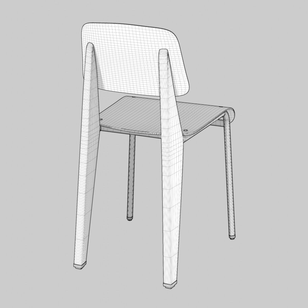  Standard Chair 3D model_9