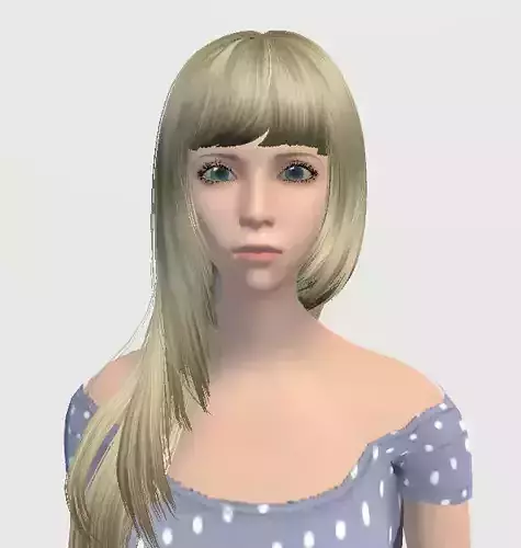 Unity Humanoid Model Female 024 Free 3D model