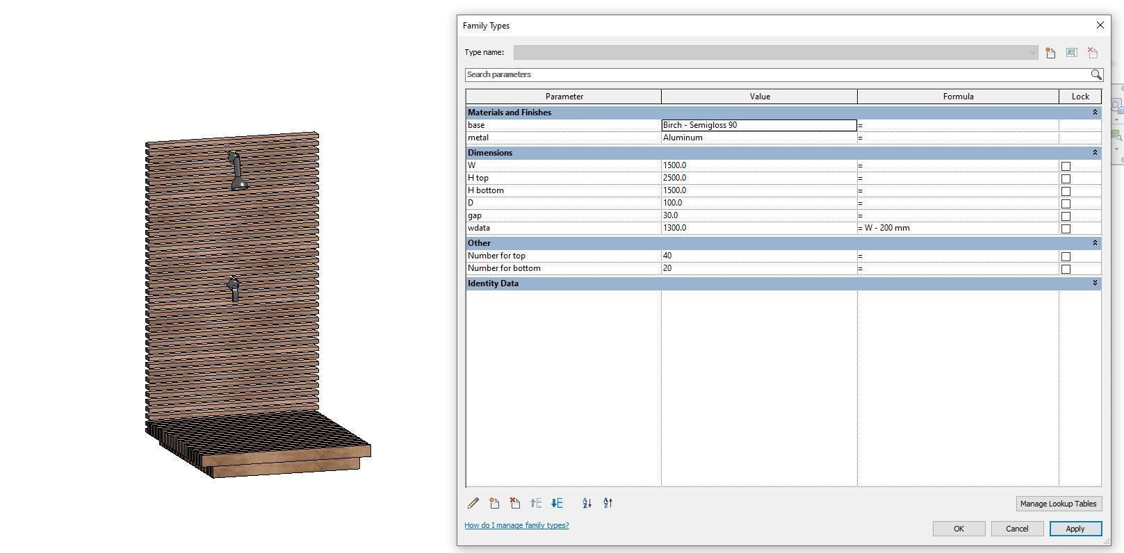 Exterior shower - Full parametric Revit Family Free low-poly 3D model_11
