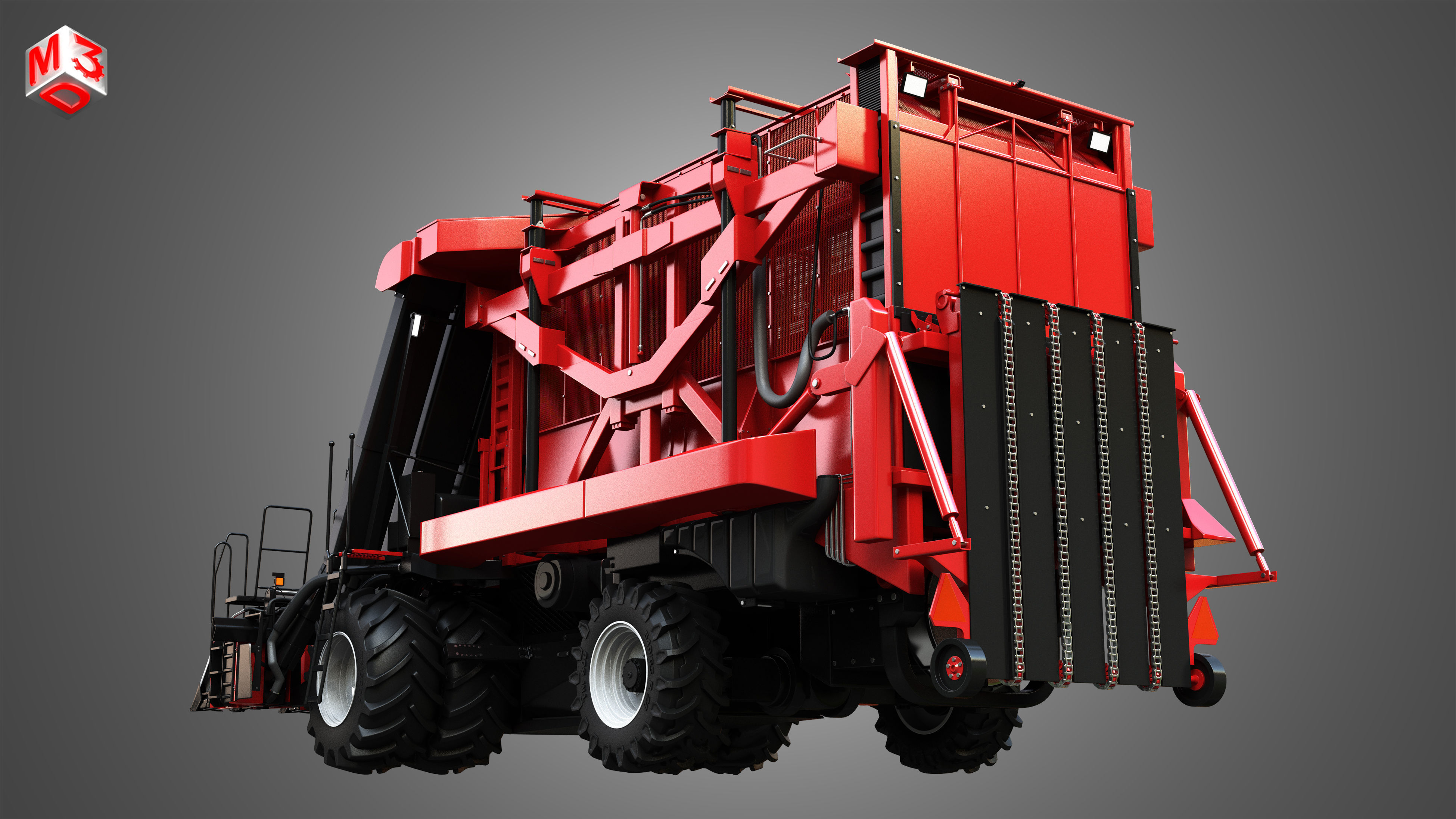 Module Express 635 - Cotton Picker 3D model_11
