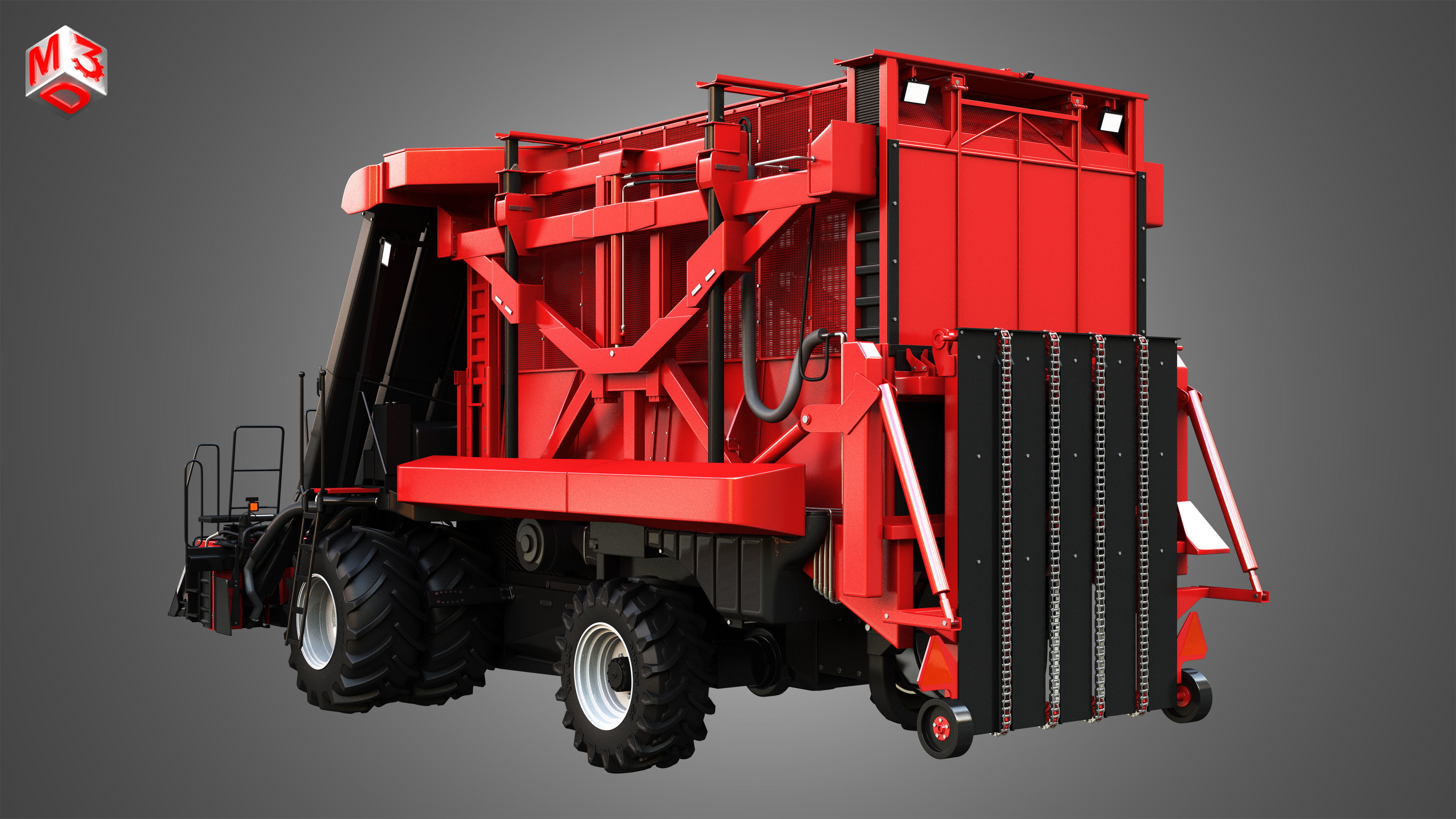 Module Express 635 - Cotton Picker 3D model_3
