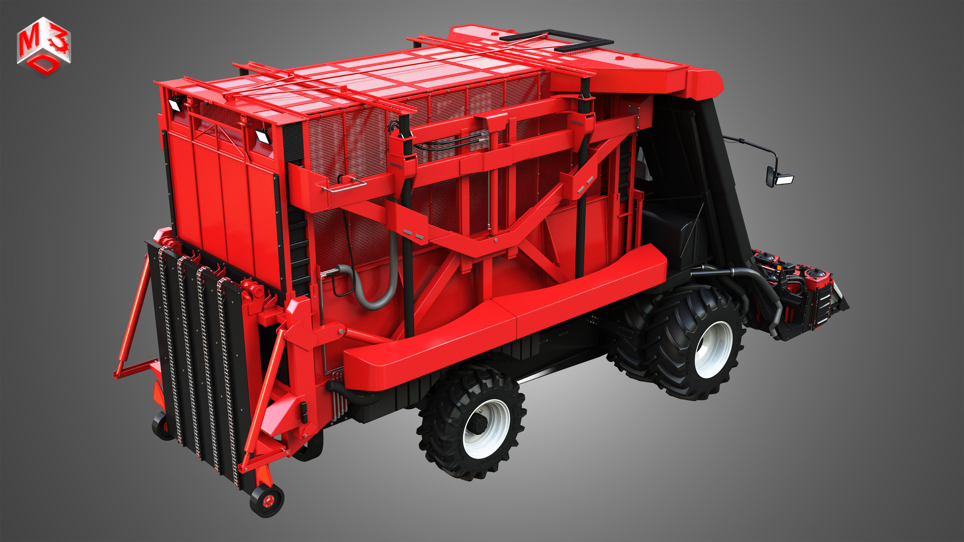 Module Express 635 - Cotton Picker 3D model_5
