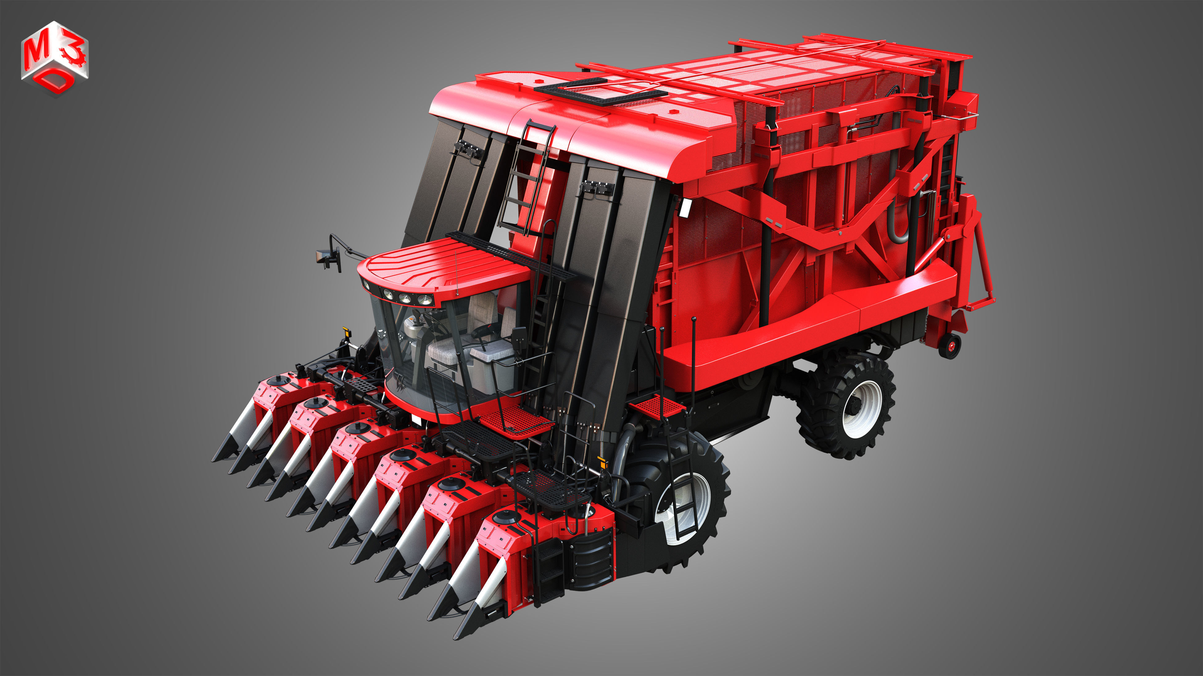 Module Express 635 - Cotton Picker 3D model_4