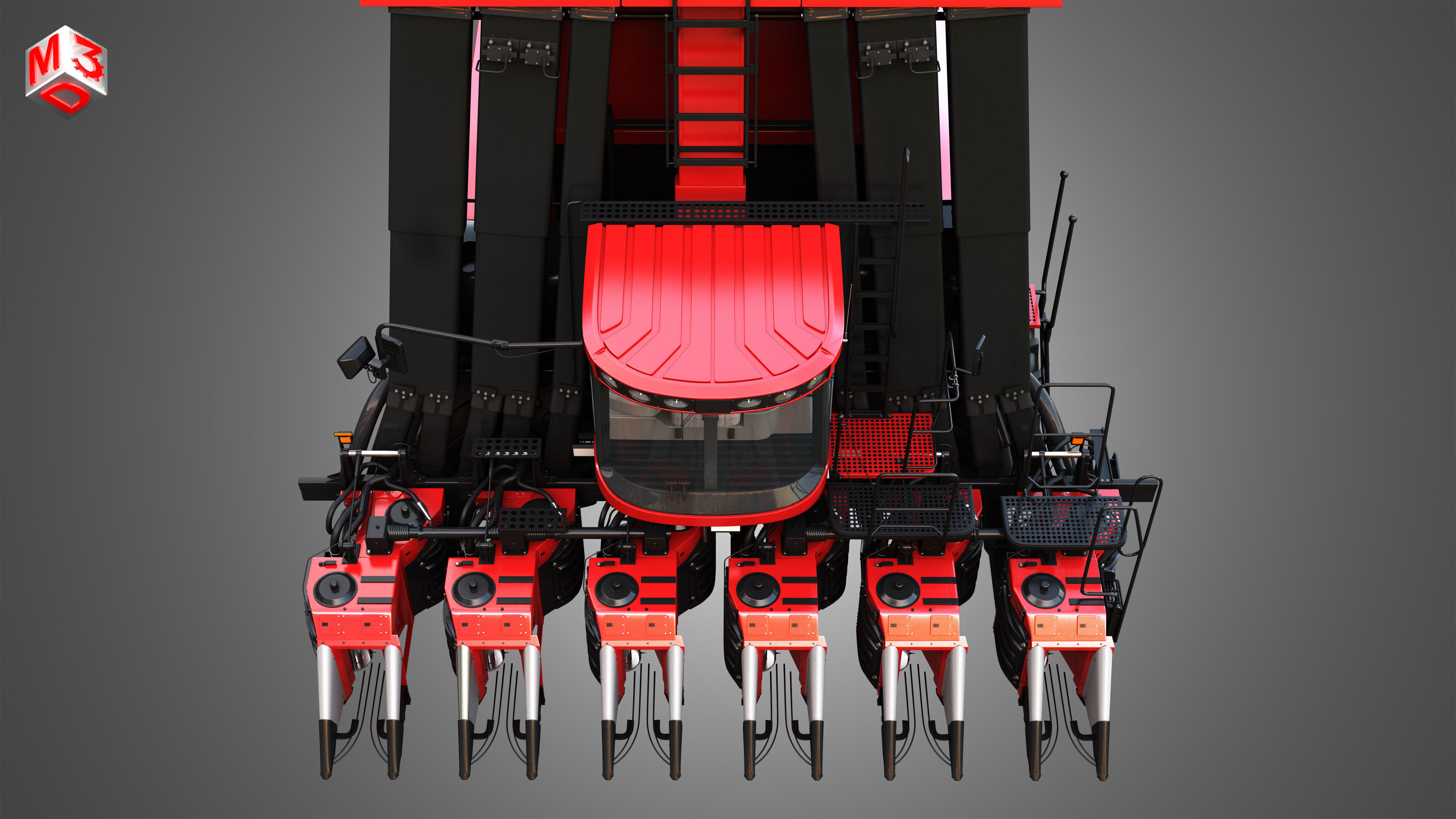 Module Express 635 - Cotton Picker 3D model_12