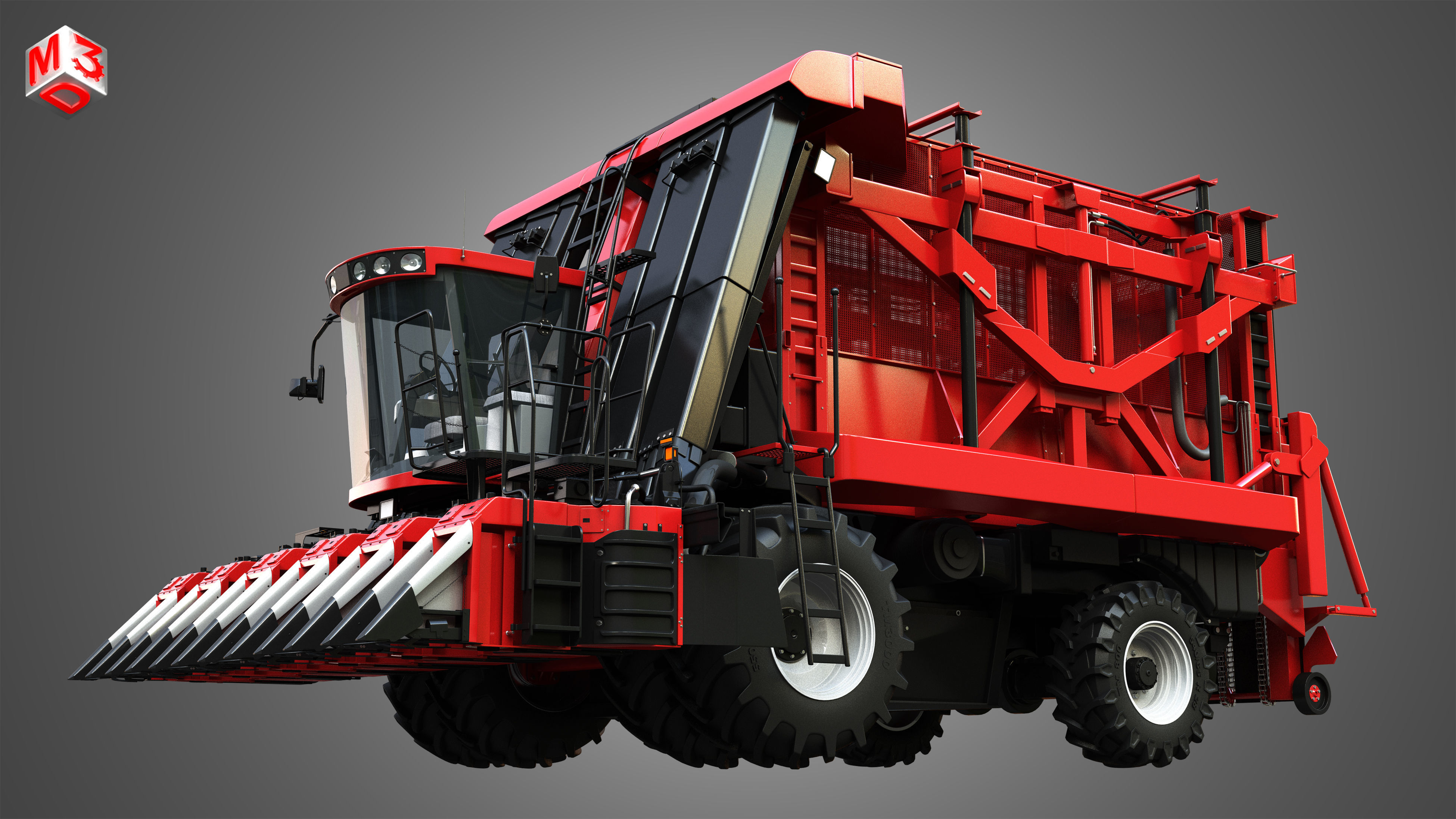 Module Express 635 - Cotton Picker 3D model_8