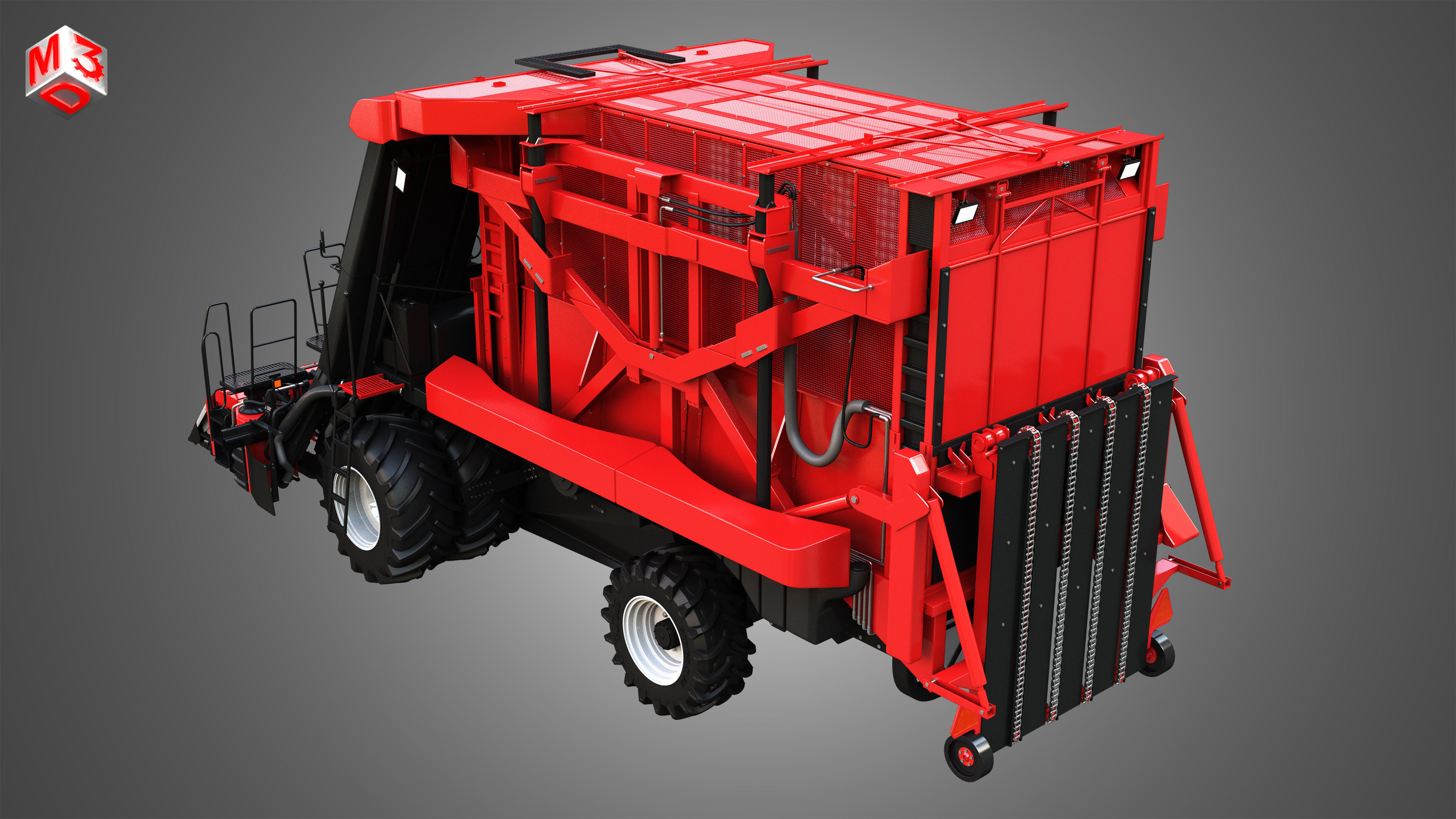 Module Express 635 - Cotton Picker 3D model_7