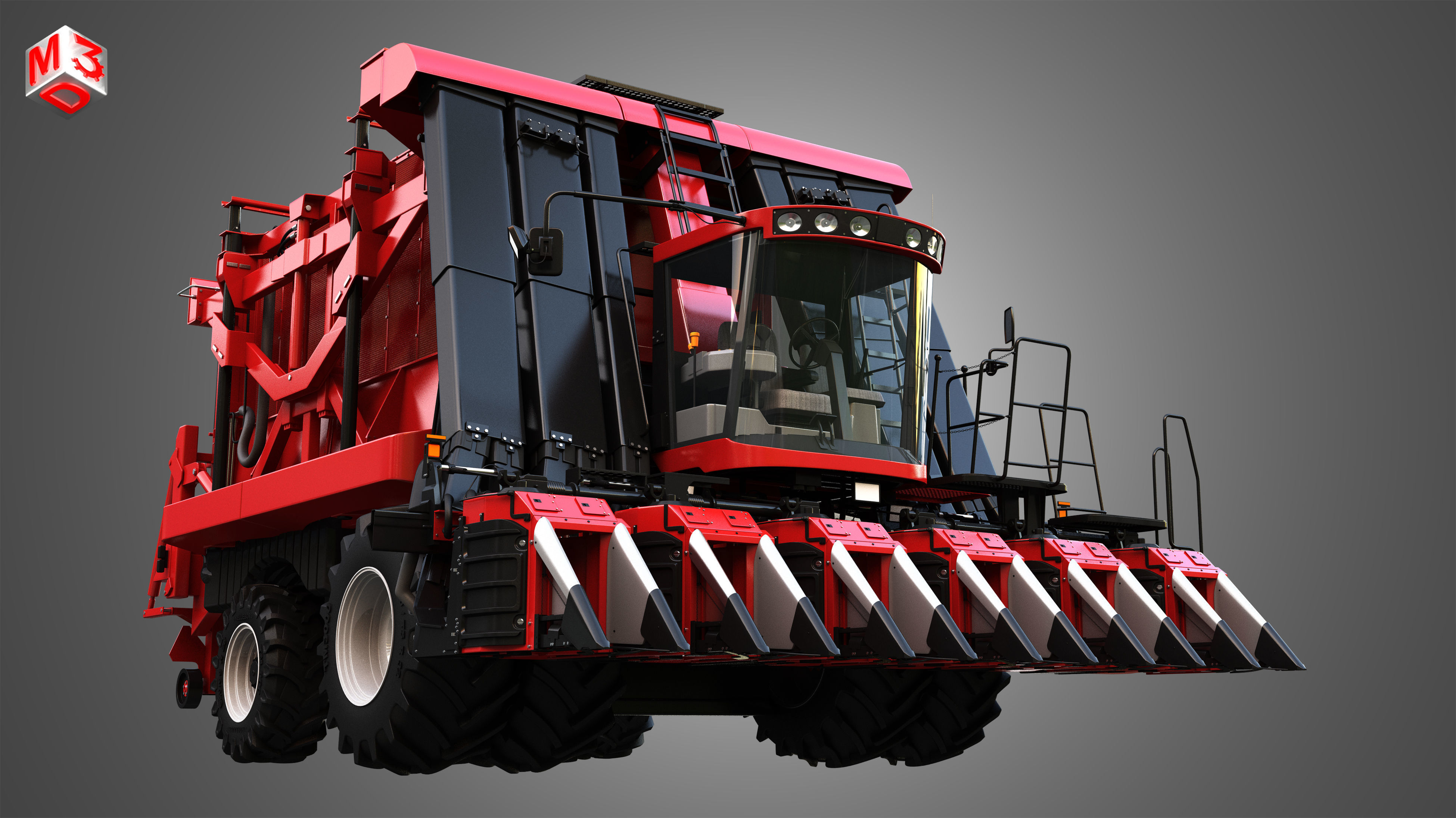 Module Express 635 - Cotton Picker 3D model_10