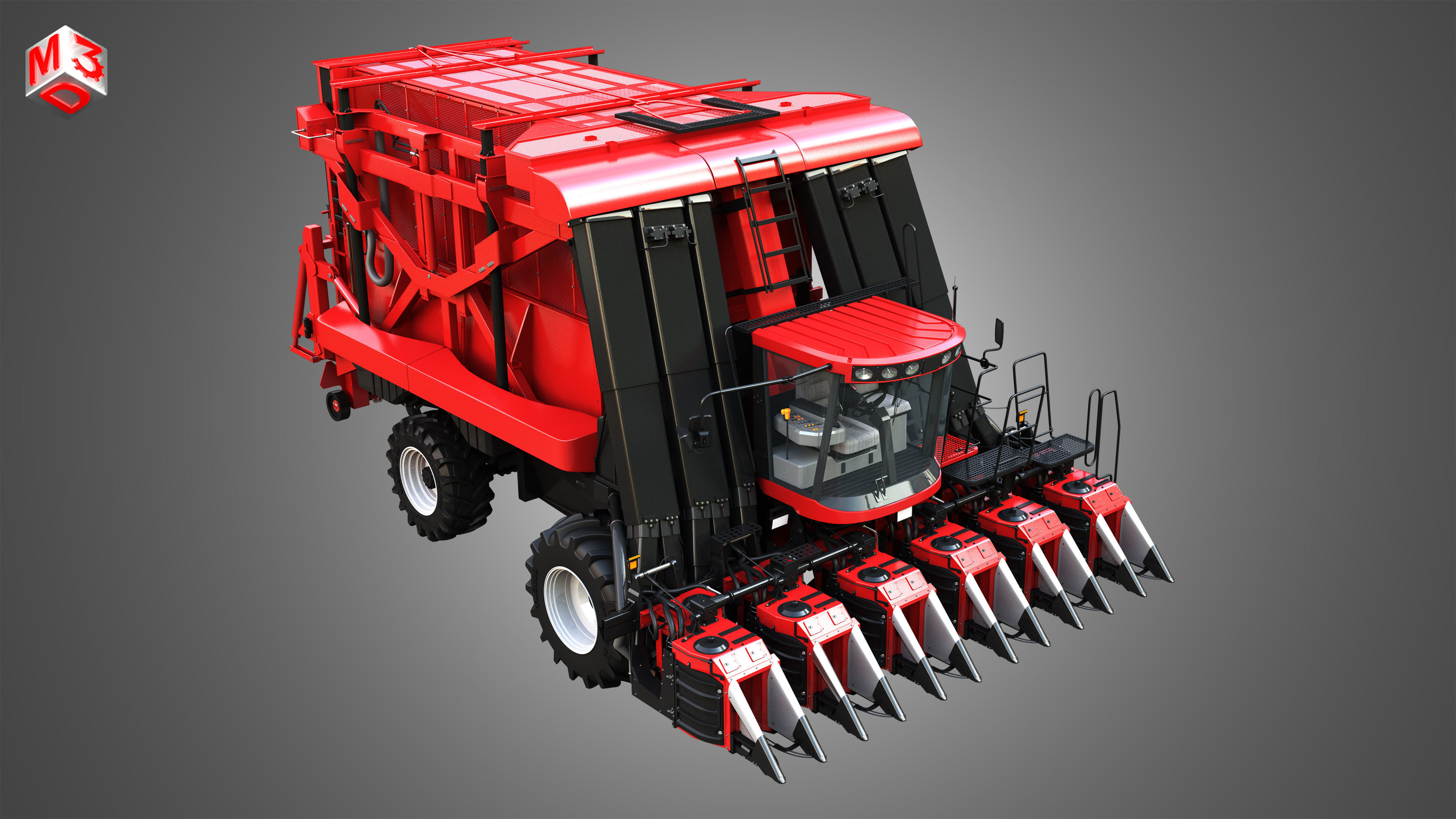 Module Express 635 - Cotton Picker 3D model_6