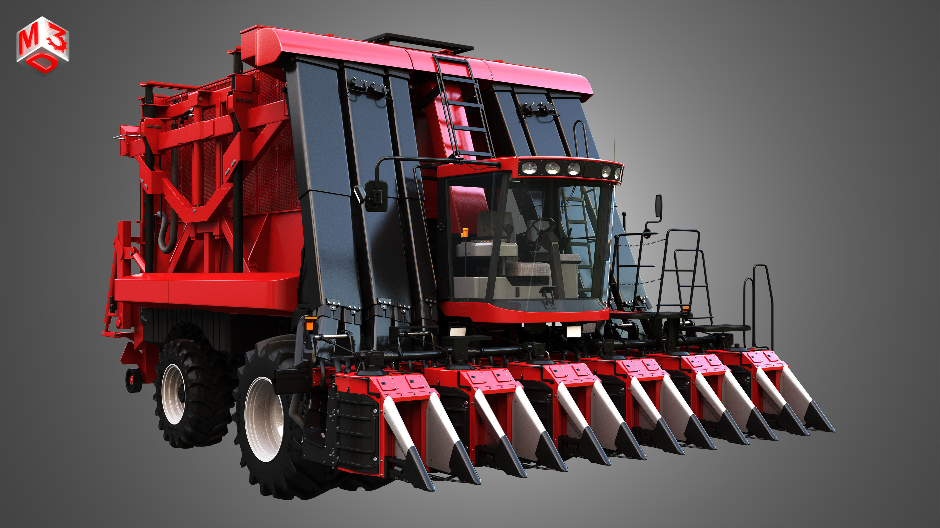 Module Express 635 - Cotton Picker 3D model_2