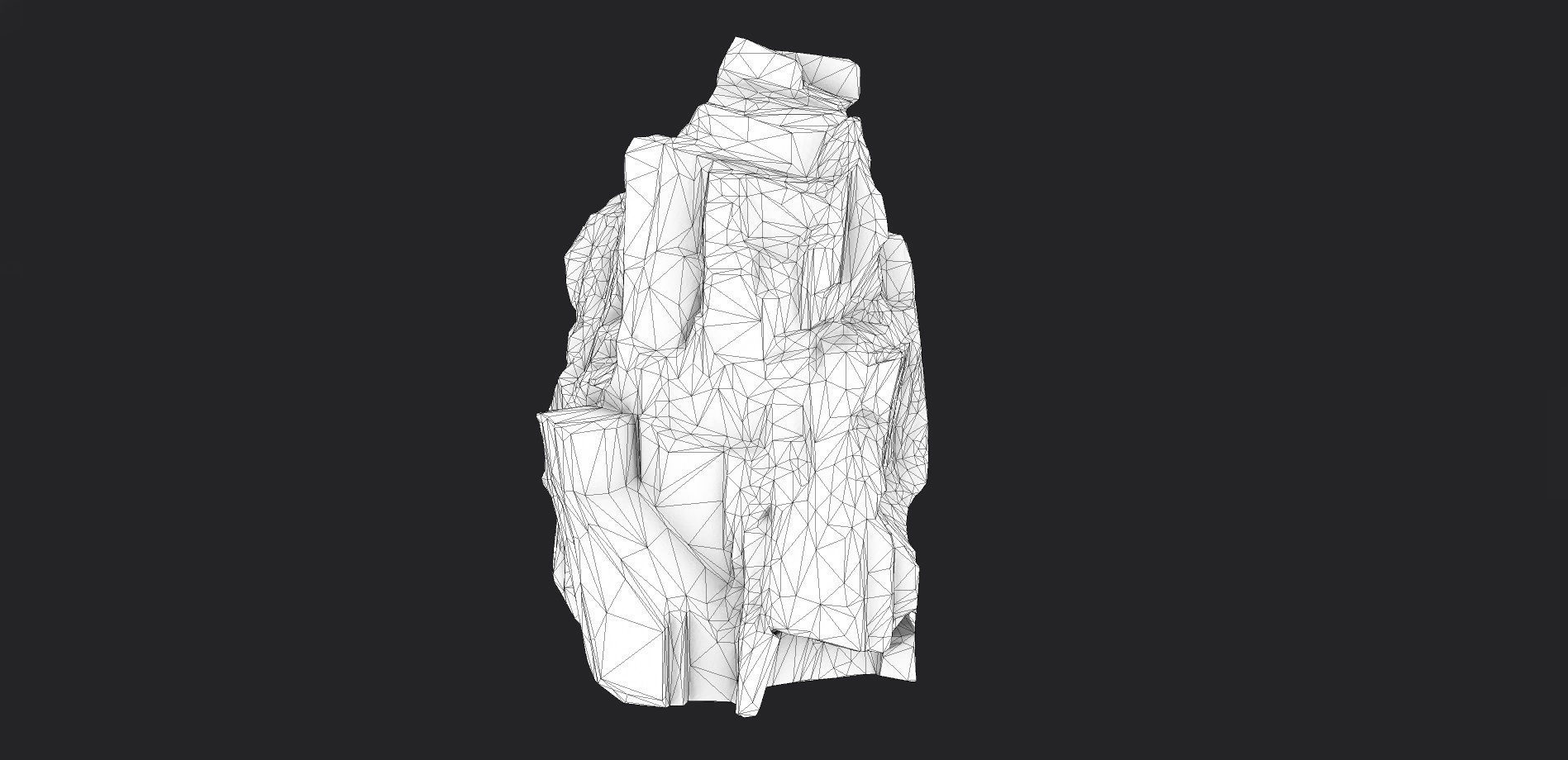 Cliff Rock 006 Low-poly 3D model_5
