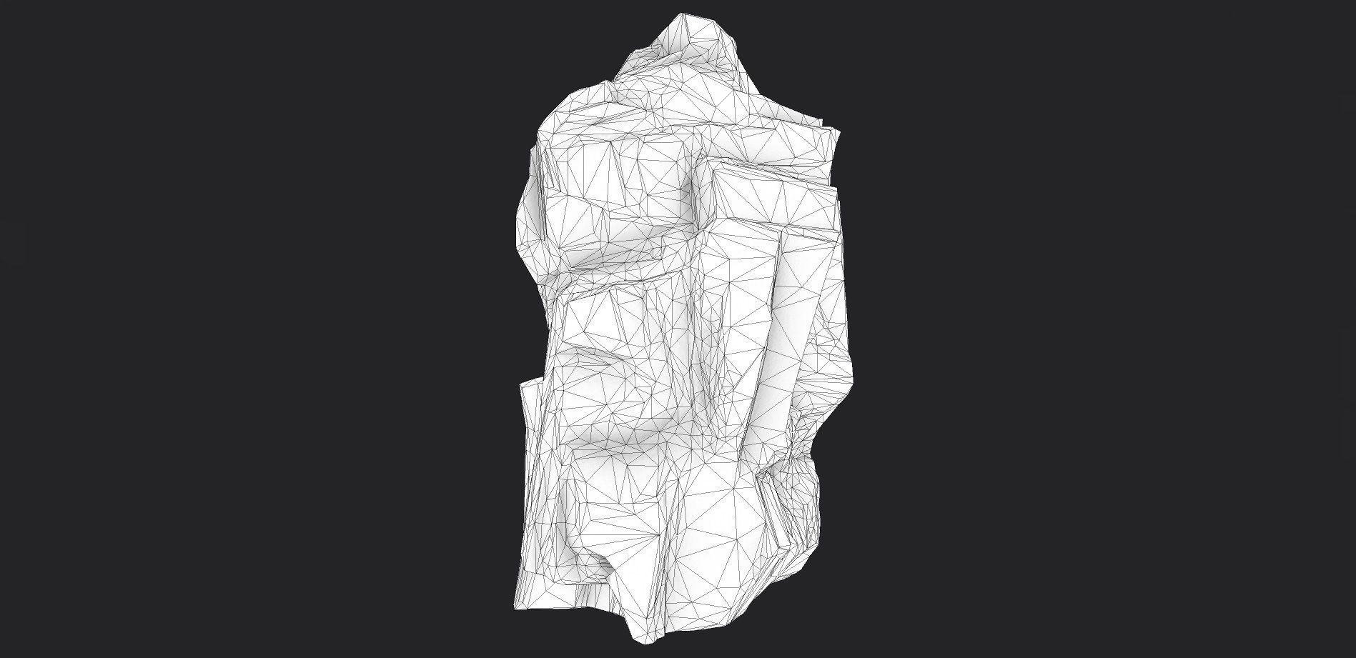 Cliff Rock 006 Low-poly 3D model_6