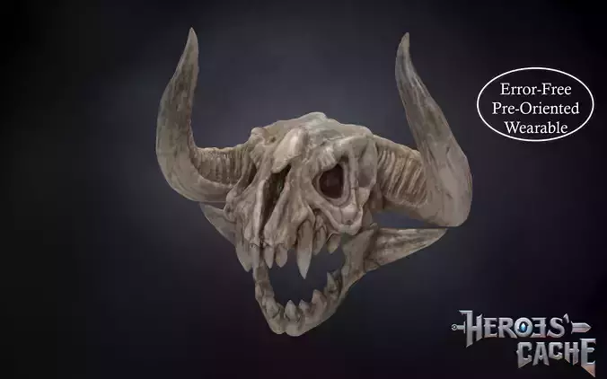 Monster Hunter World - Bone Helmet 3D print model