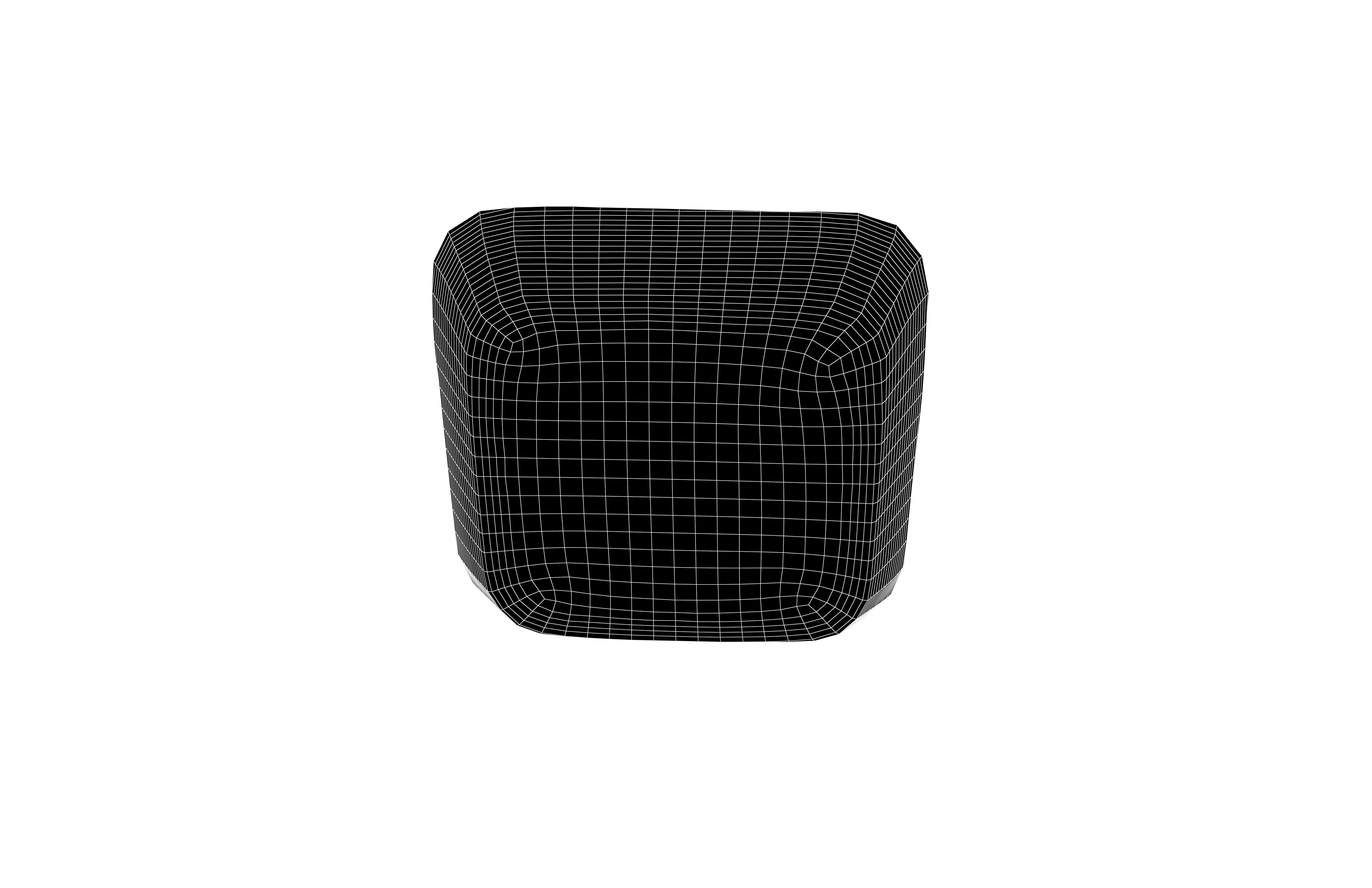 Square Chocolate v2 001 Low-poly 3D model_5