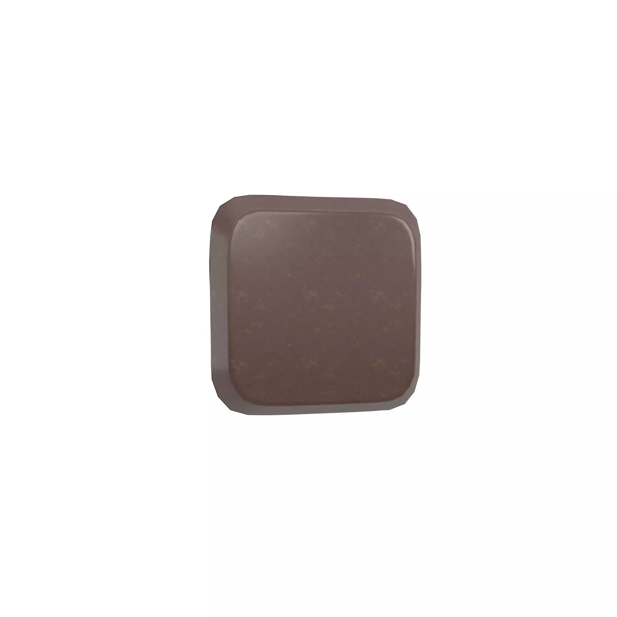 Square Chocolate v2 001 Low-poly 3D model_0