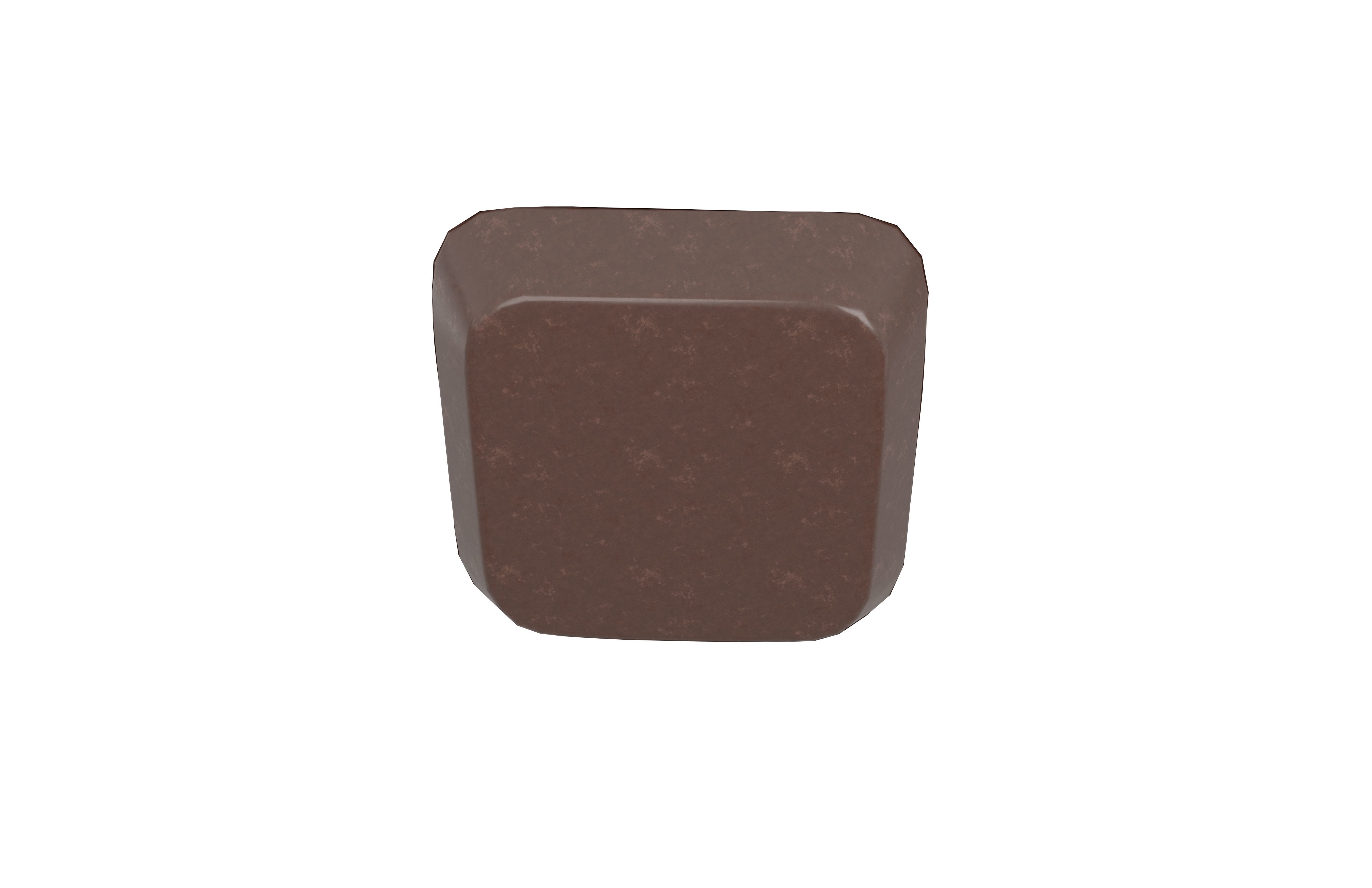 Square Chocolate v2 001 Low-poly 3D model_1