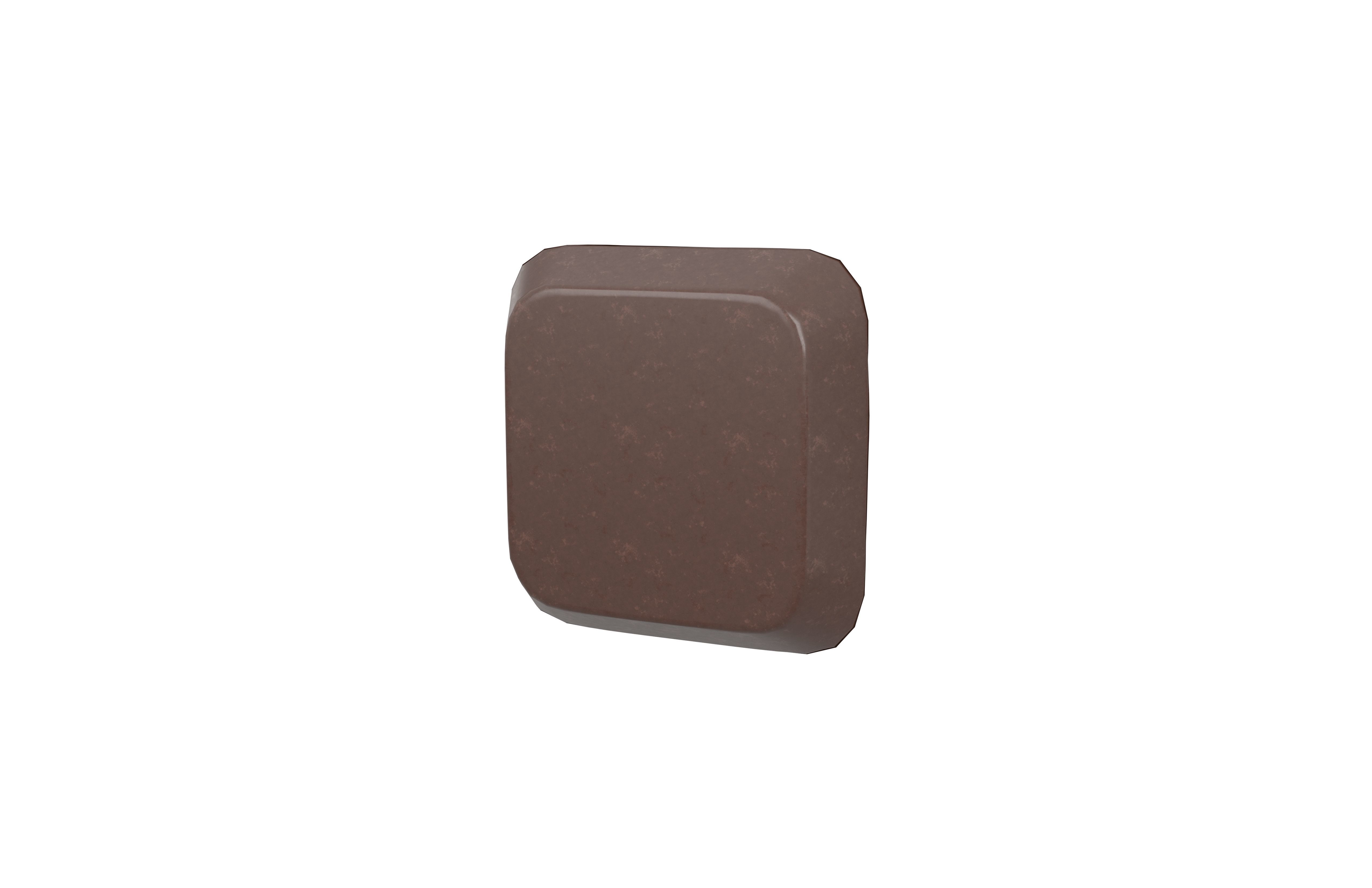 Square Chocolate v2 001 Low-poly 3D model_2