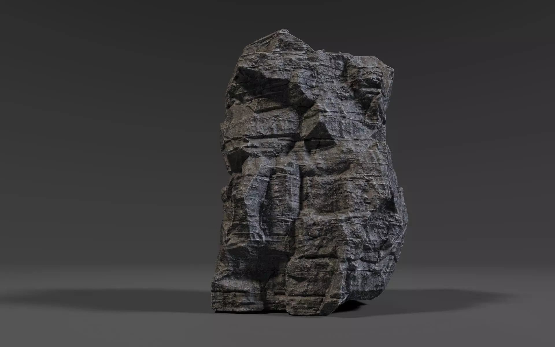 Cliff Rock 008 Low-poly 3D model