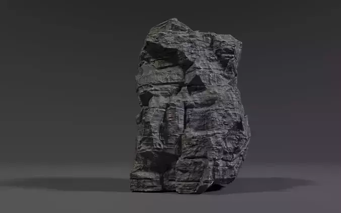 Cliff Rock 008 Low-poly 3D model