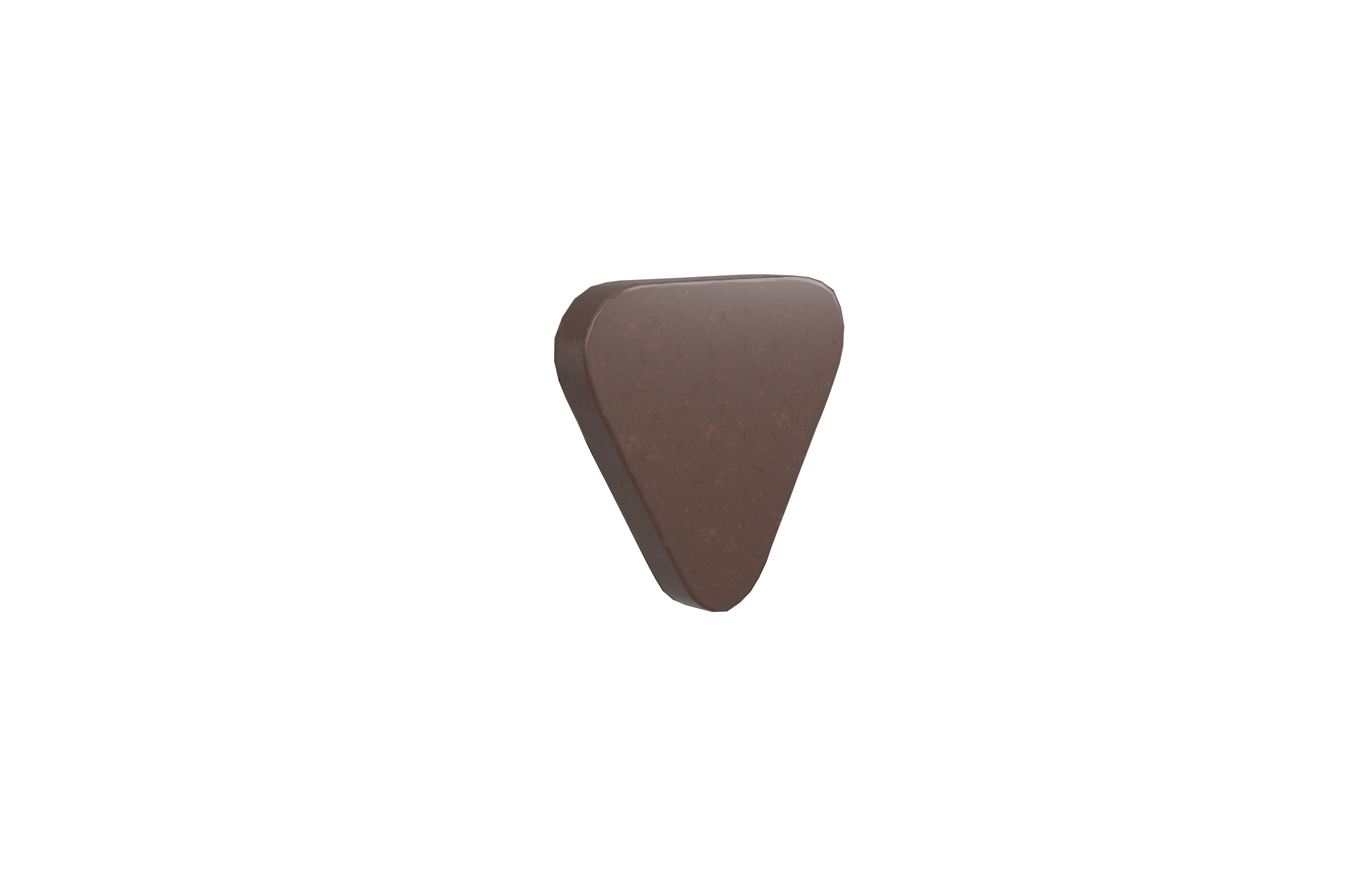 Triangle Chocolate v2 001 Low-poly 3D model_4